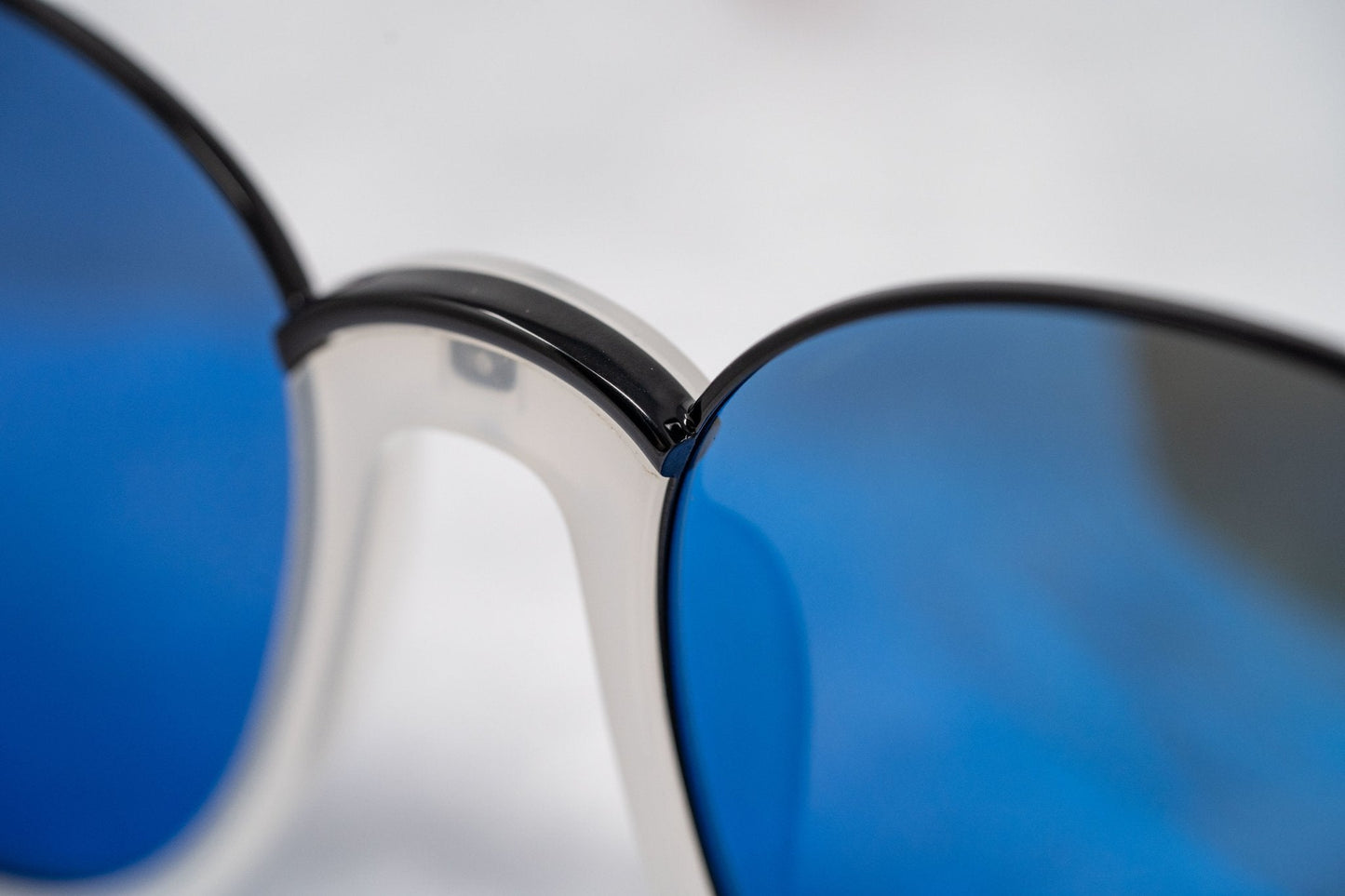 Prabal Gurung Sunglasses Round Black and Blue