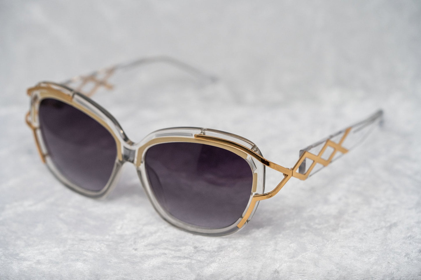 Prabal Gurung Sunglasses Square Olive and Grey