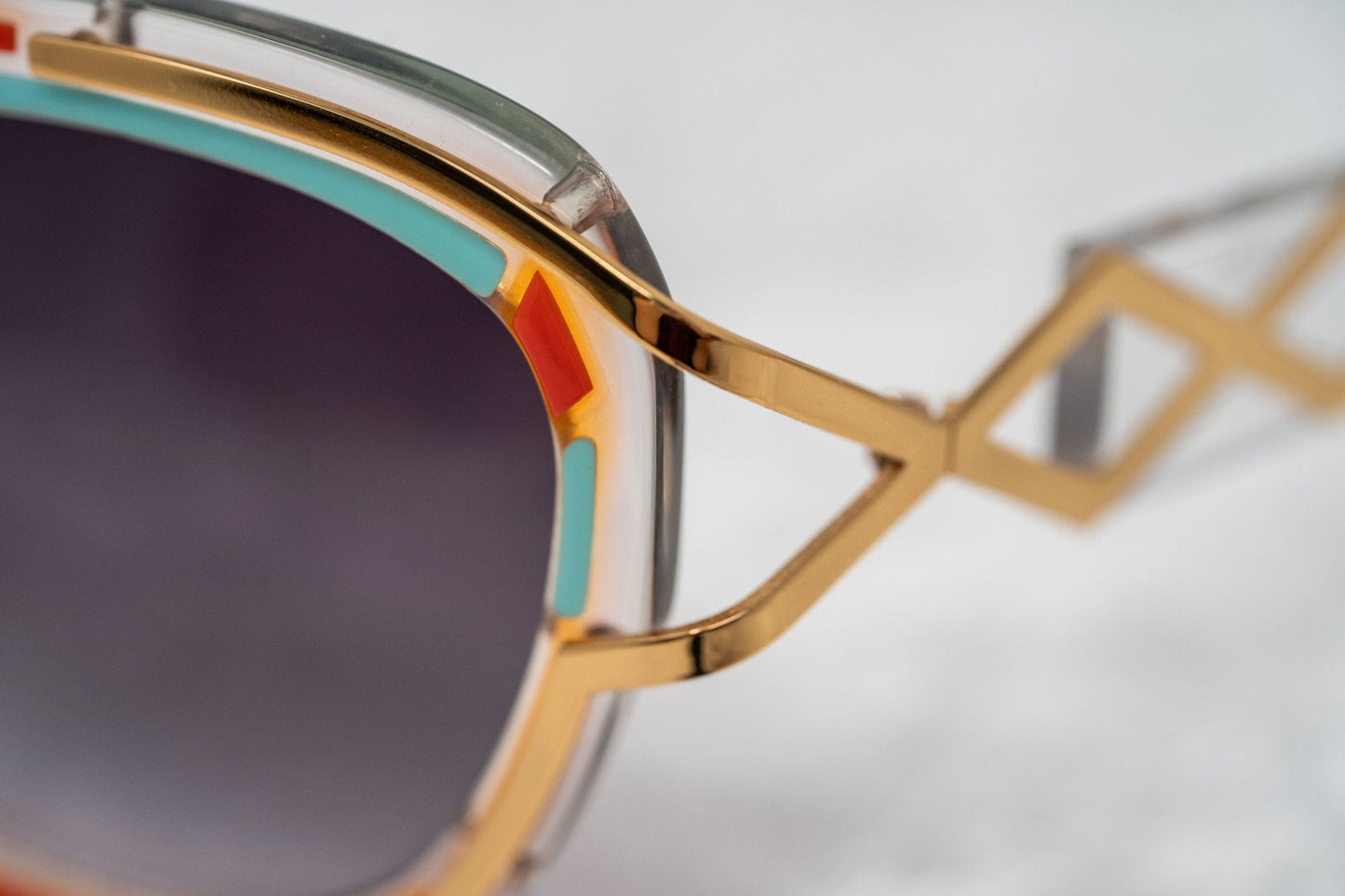 Prabal Gurung Sunglasses Square Red and Grey