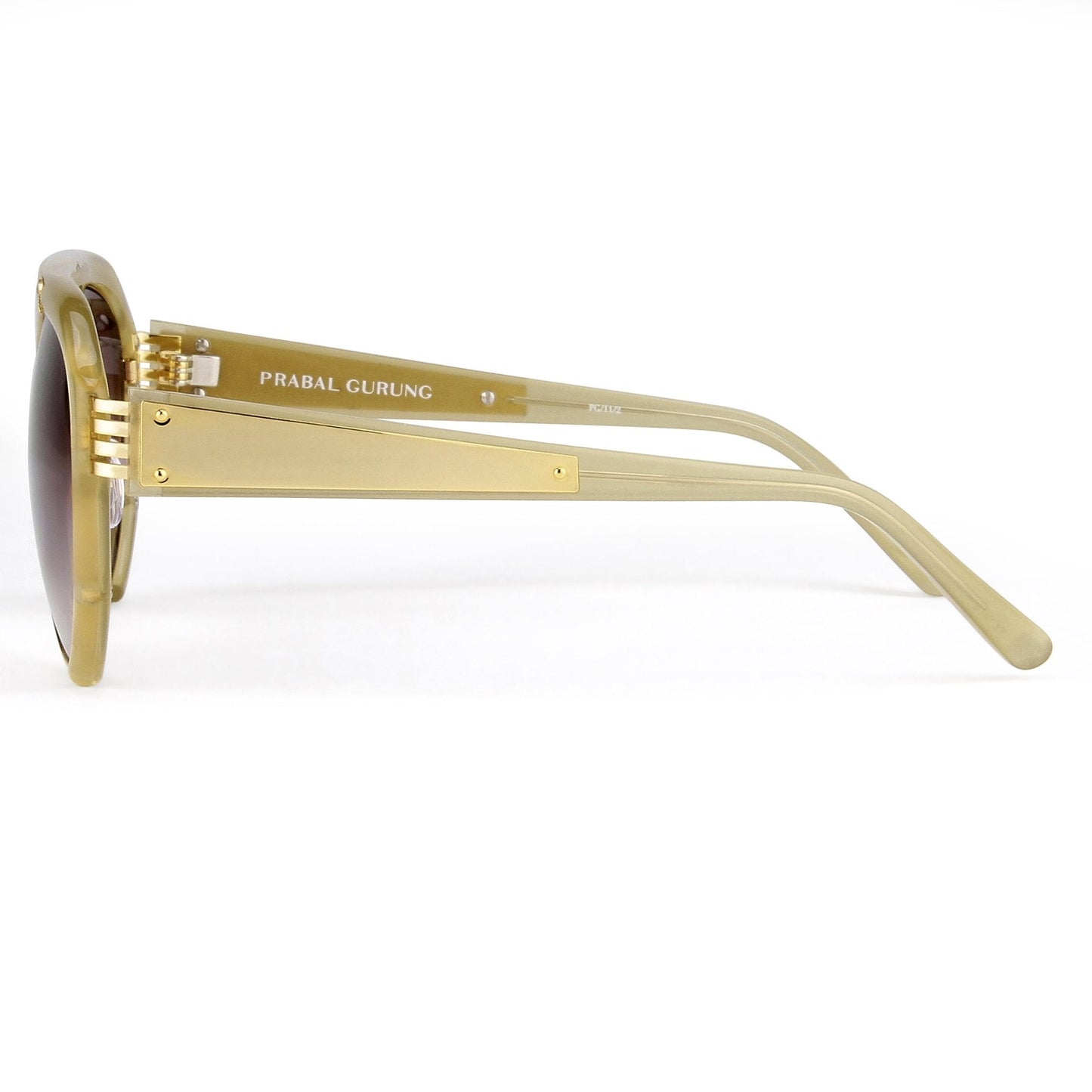 Prabal Gurung Sunglasses Olive and Purple PG11C2SUN
