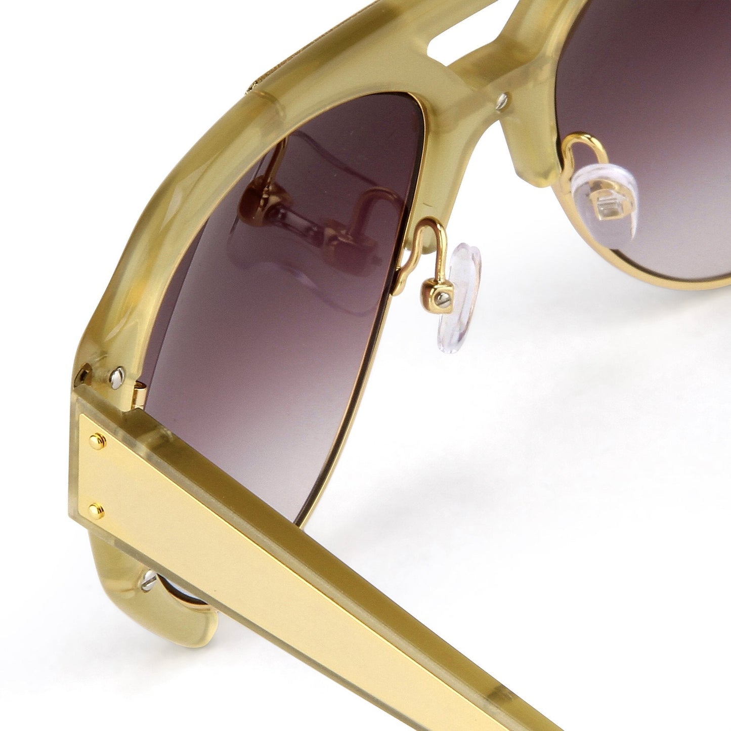 Prabal Gurung Sunglasses Olive and Purple PG11C2SUN