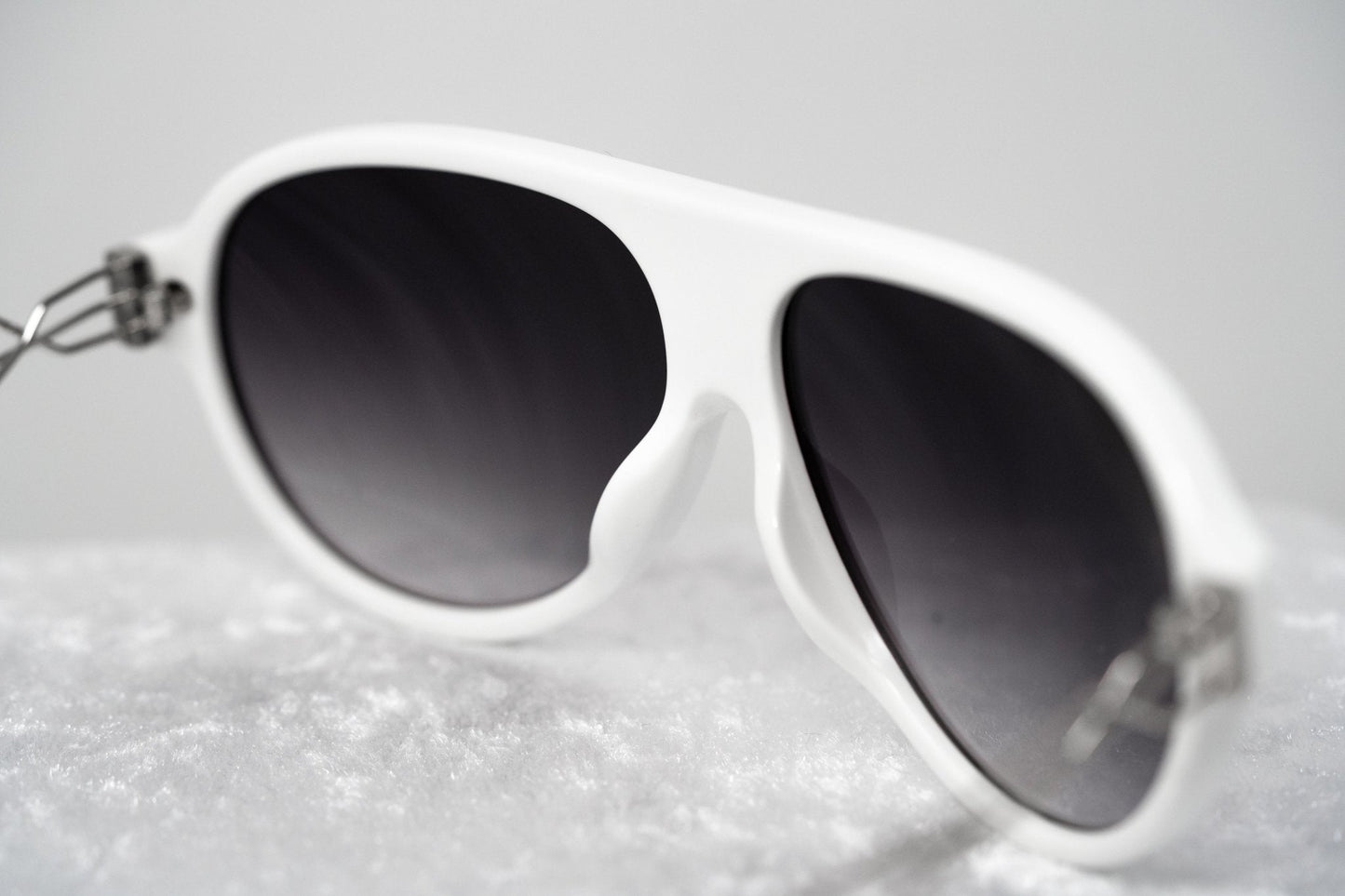 Prabal Gurung Sunglasses White and Grey
