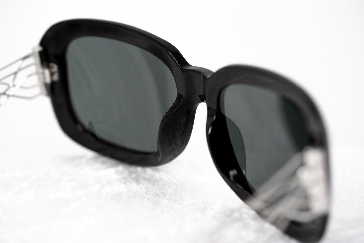 Prabal Gurung Sunglasses Rectangle Black and Grey