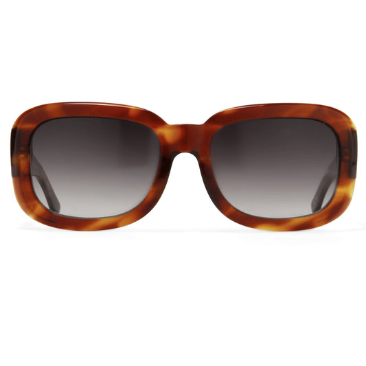 Prabal Gurung Sunglasses Rectangle Tortoise Shell Acetate and Grey