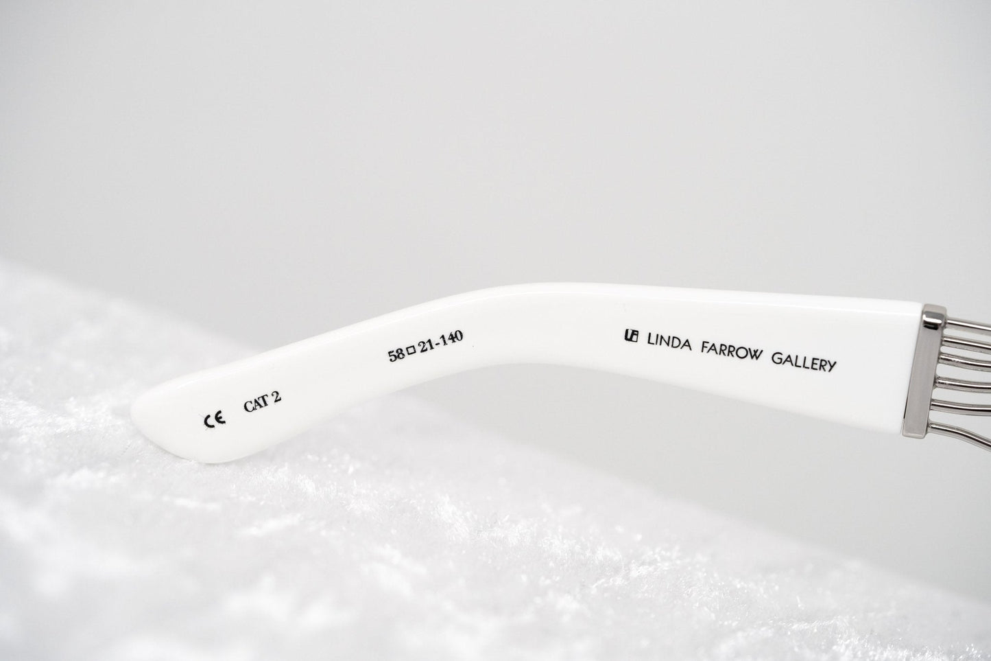 Prabal Gurung Sunglasses Rectangle White and Grey
