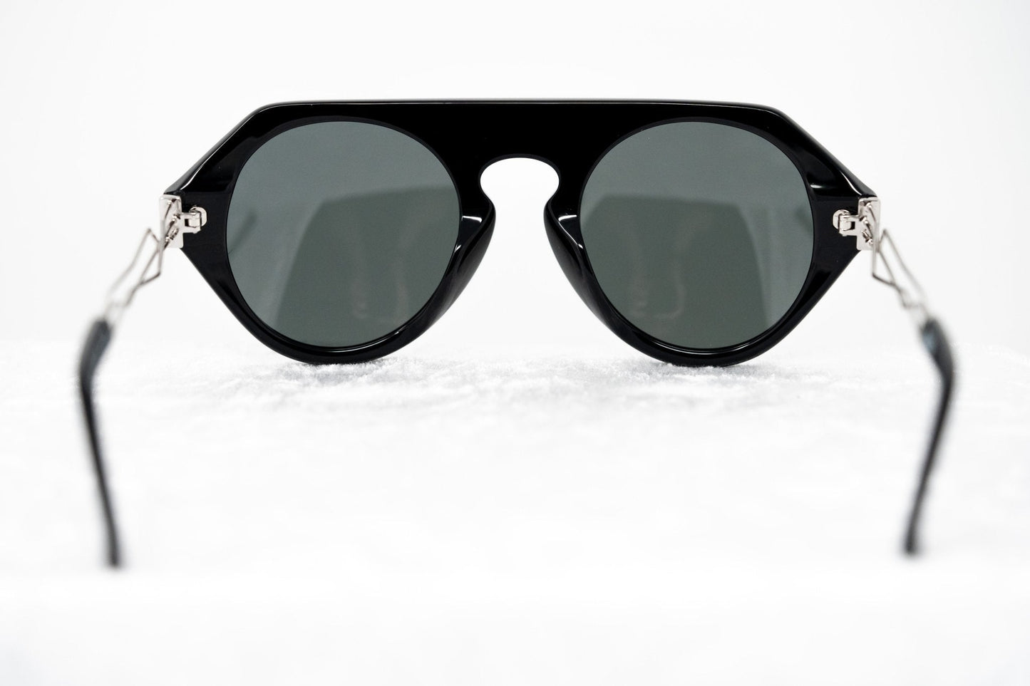 Prabal Gurung Sunglasses Round Black and Grey