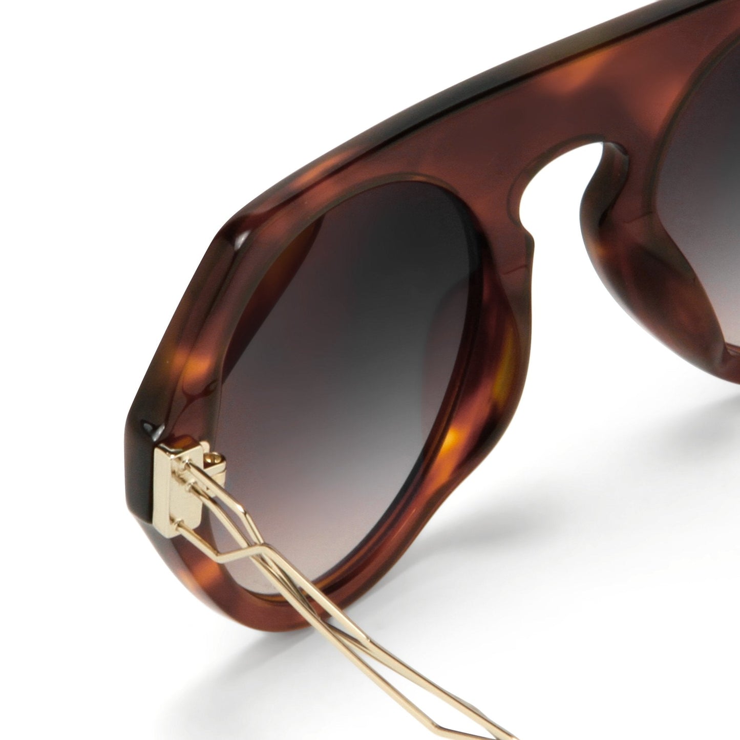 Prabal Gurung Sunglasses Round Tortoise Shell and Grey PG15C2SUN