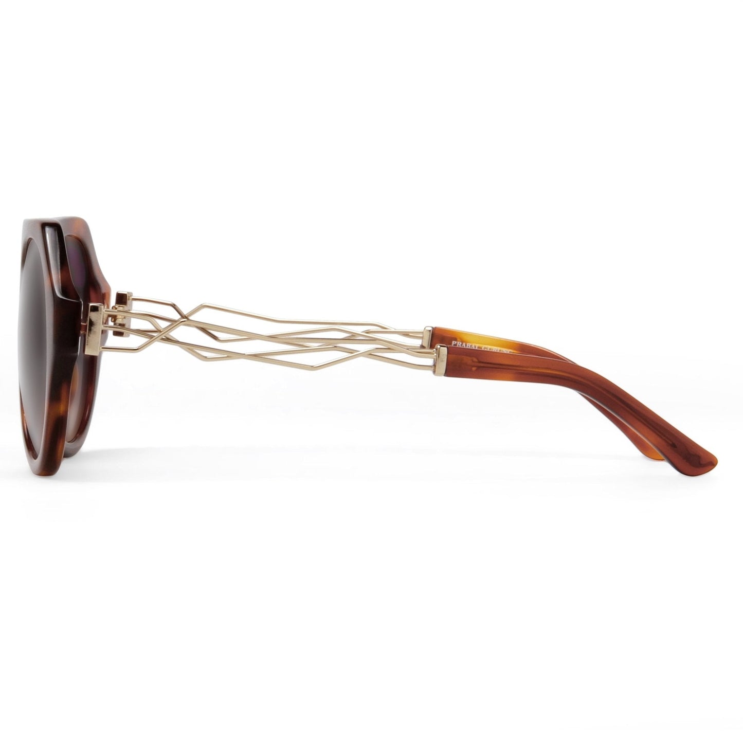 Prabal Gurung Sunglasses Round Tortoise Shell and Grey PG15C2SUN