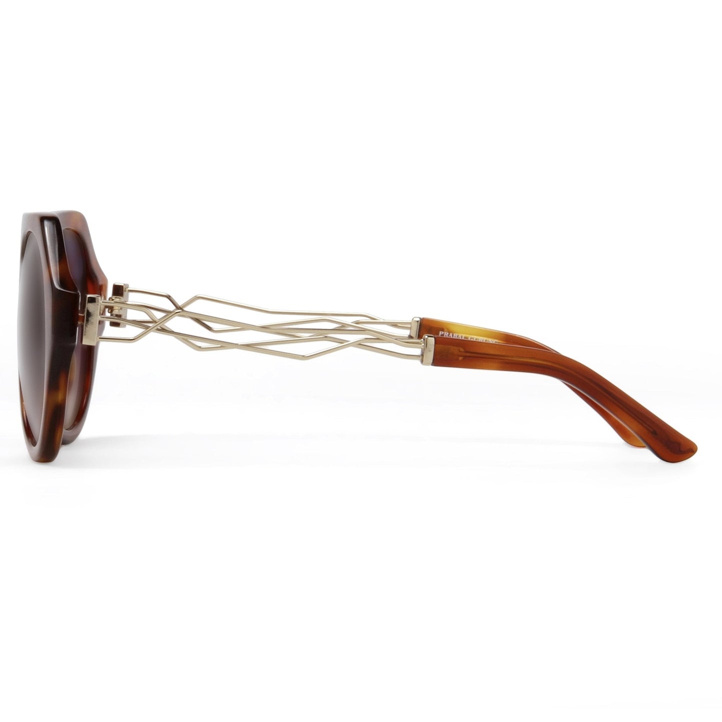 Prabal Gurung Sunglasses Round Tortoise Shell and Grey PG15C2SUN