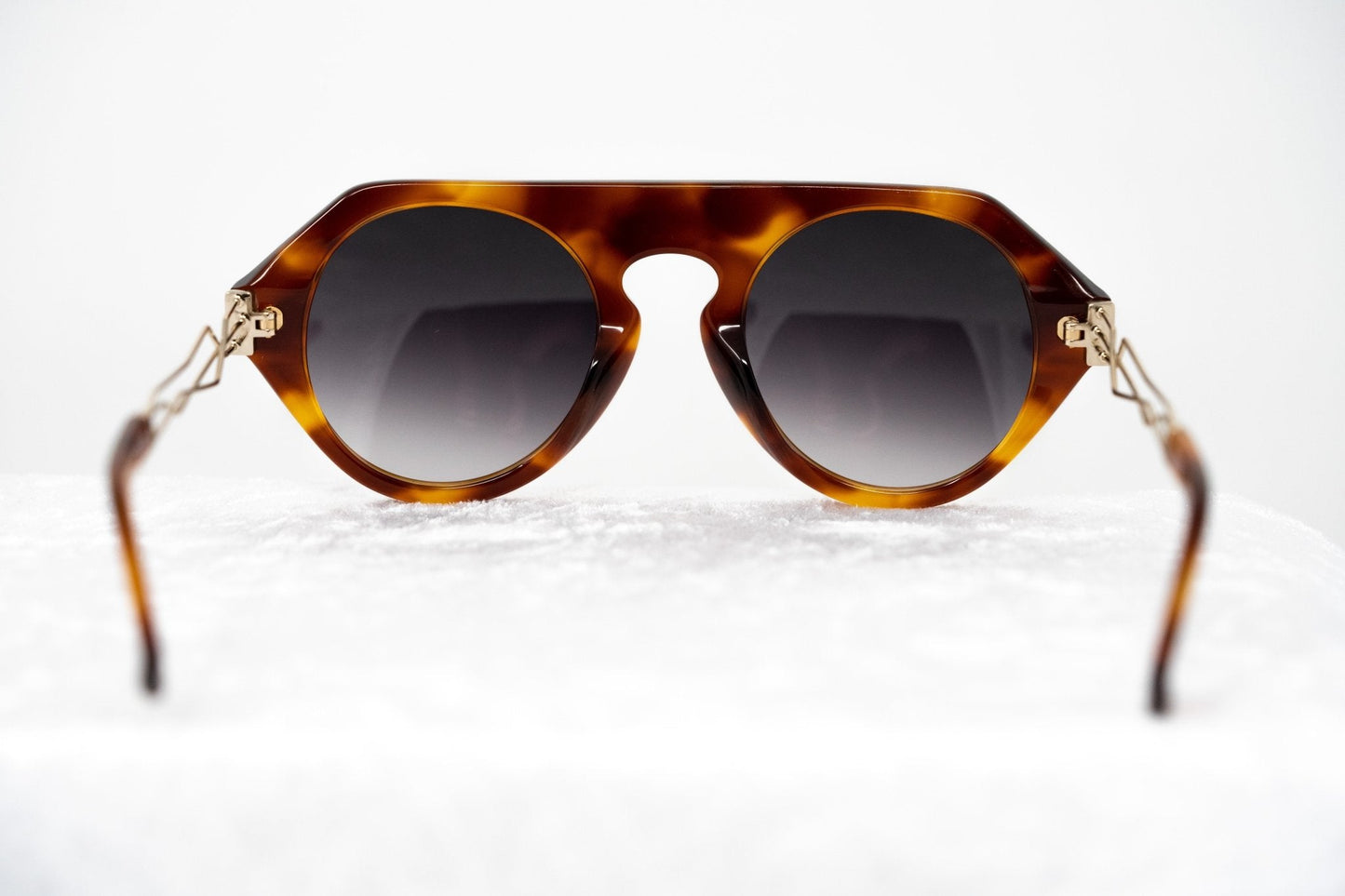 Prabal Gurung Sunglasses Round Tortoise Shell and Grey PG15C2SUN