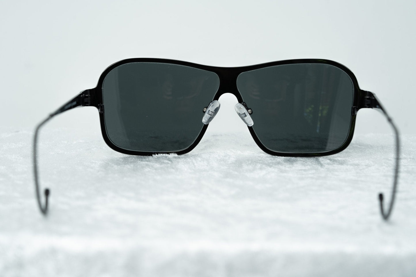 Raf Simons Sunglasses Size Extra Small Rectangular Black and Grey