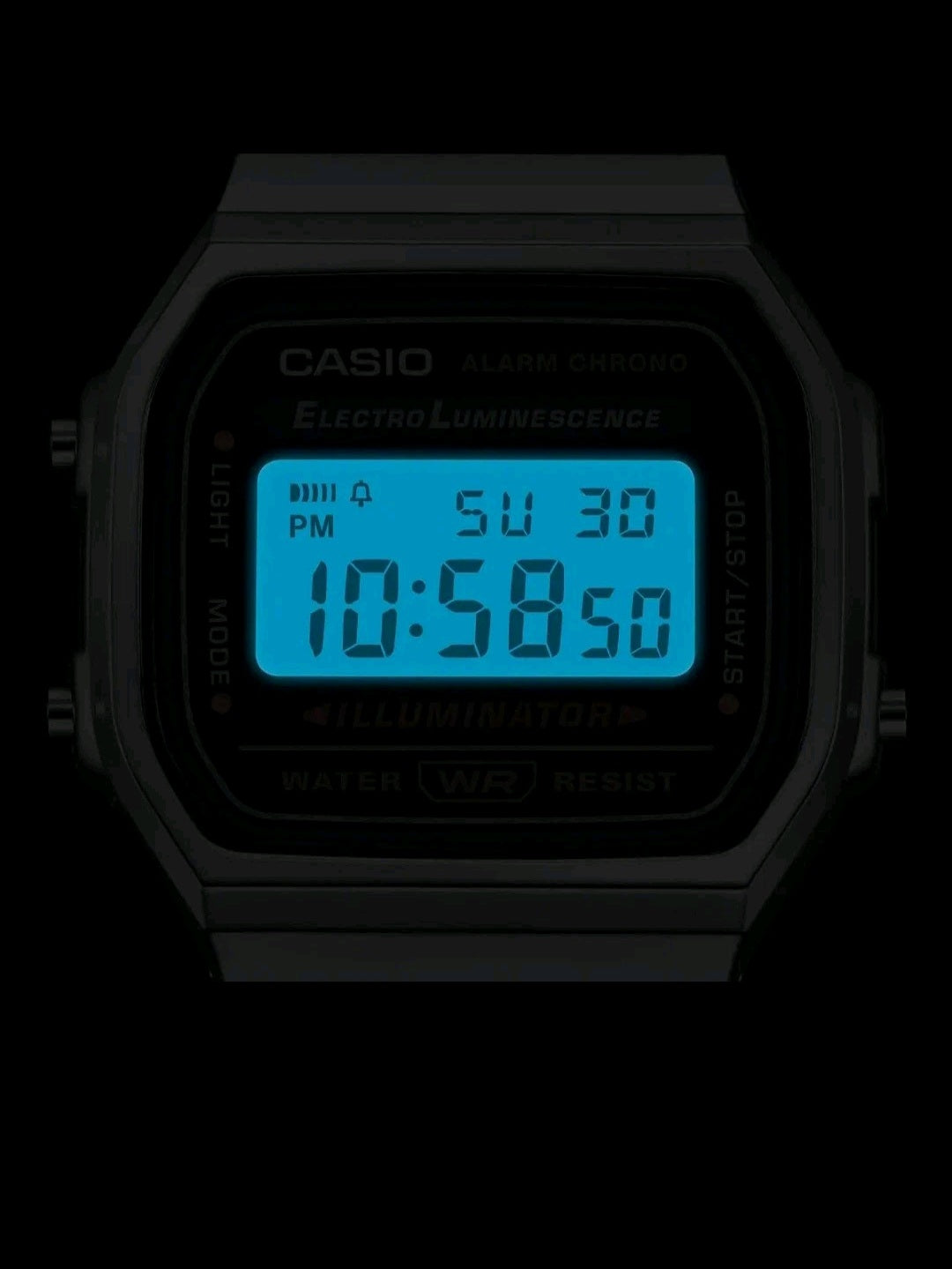 Casio Unisex Digital Watch A168WA Retro Classic, Silver