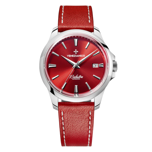 Venezianico Automatic Watch Red Leather Redentore 40 1221503