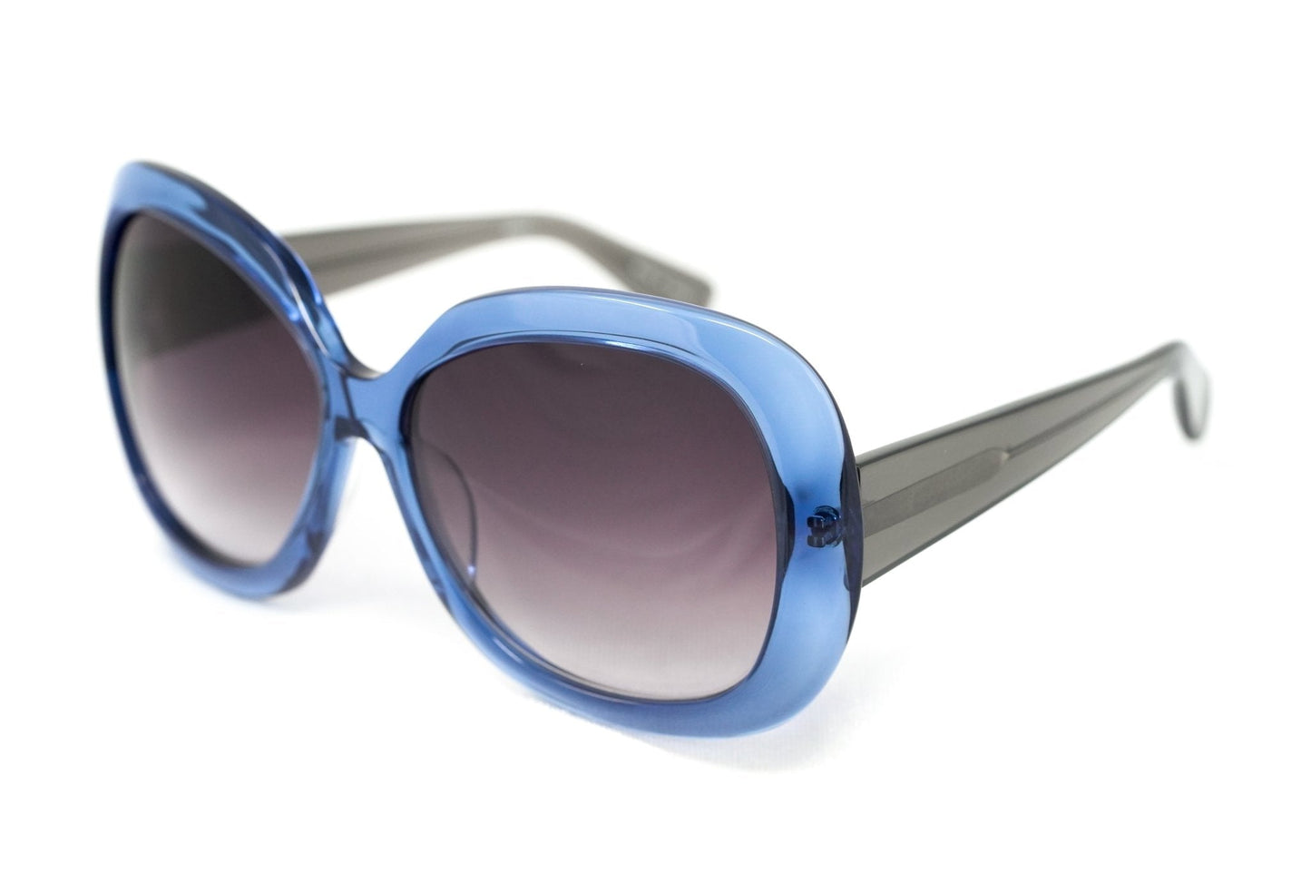Rue De Mail Sunglasses Oversized Blue and Grey