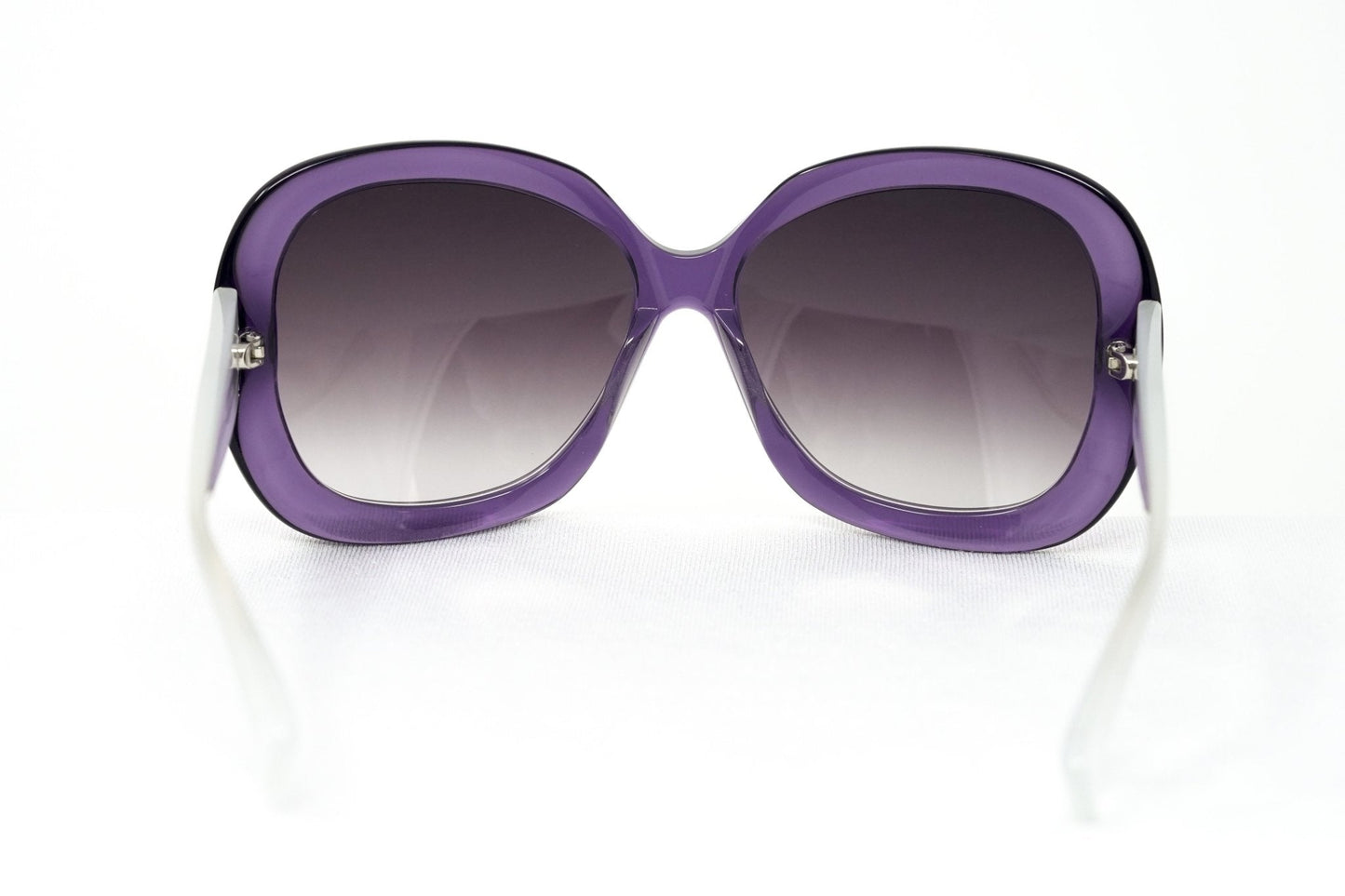 Rue De Mail Sunglasses Oversized Purple and White
