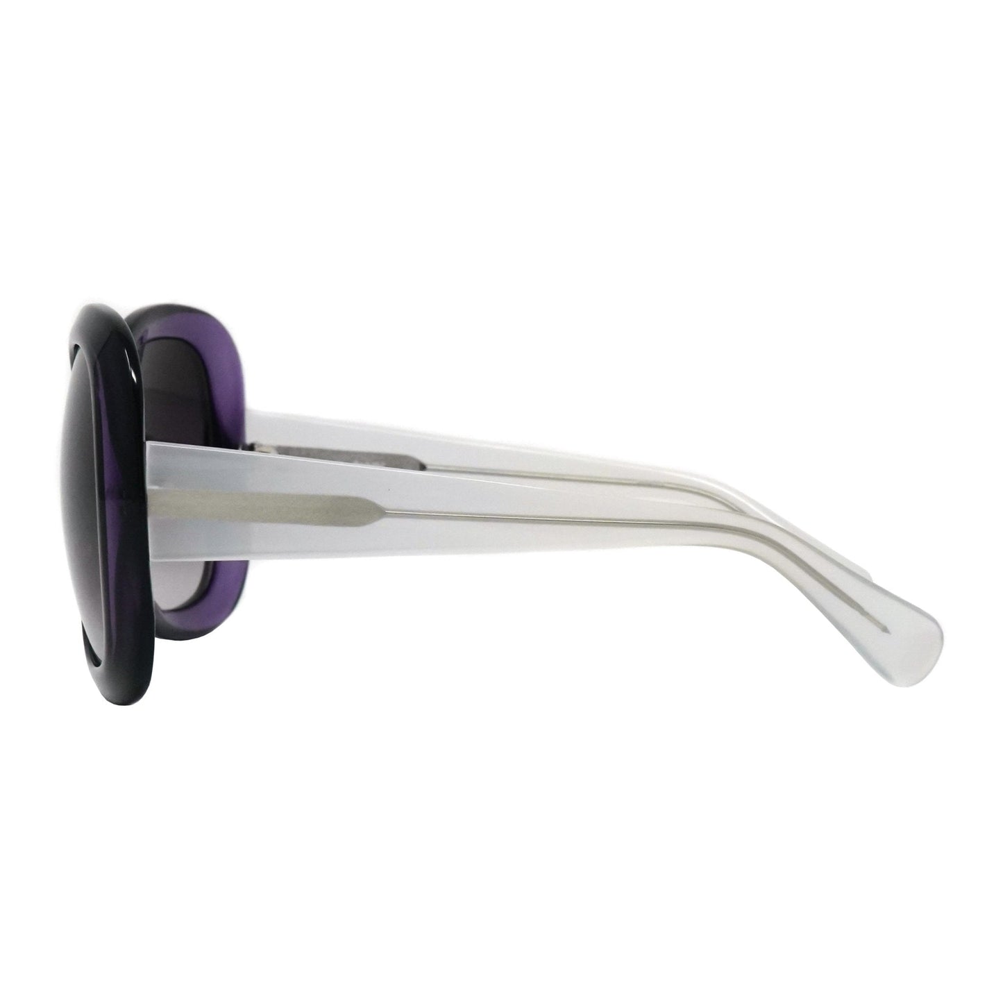 Rue De Mail Sunglasses Oversized Purple and White