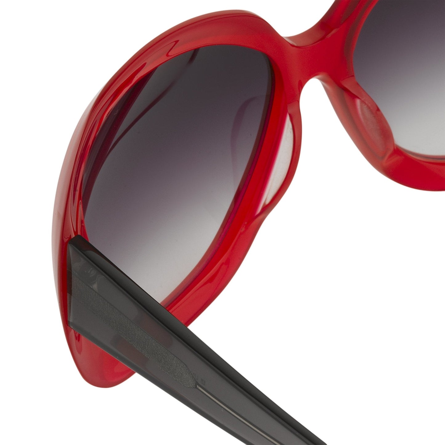 Rue De Mail Sunglasses Oversized Red and Grey