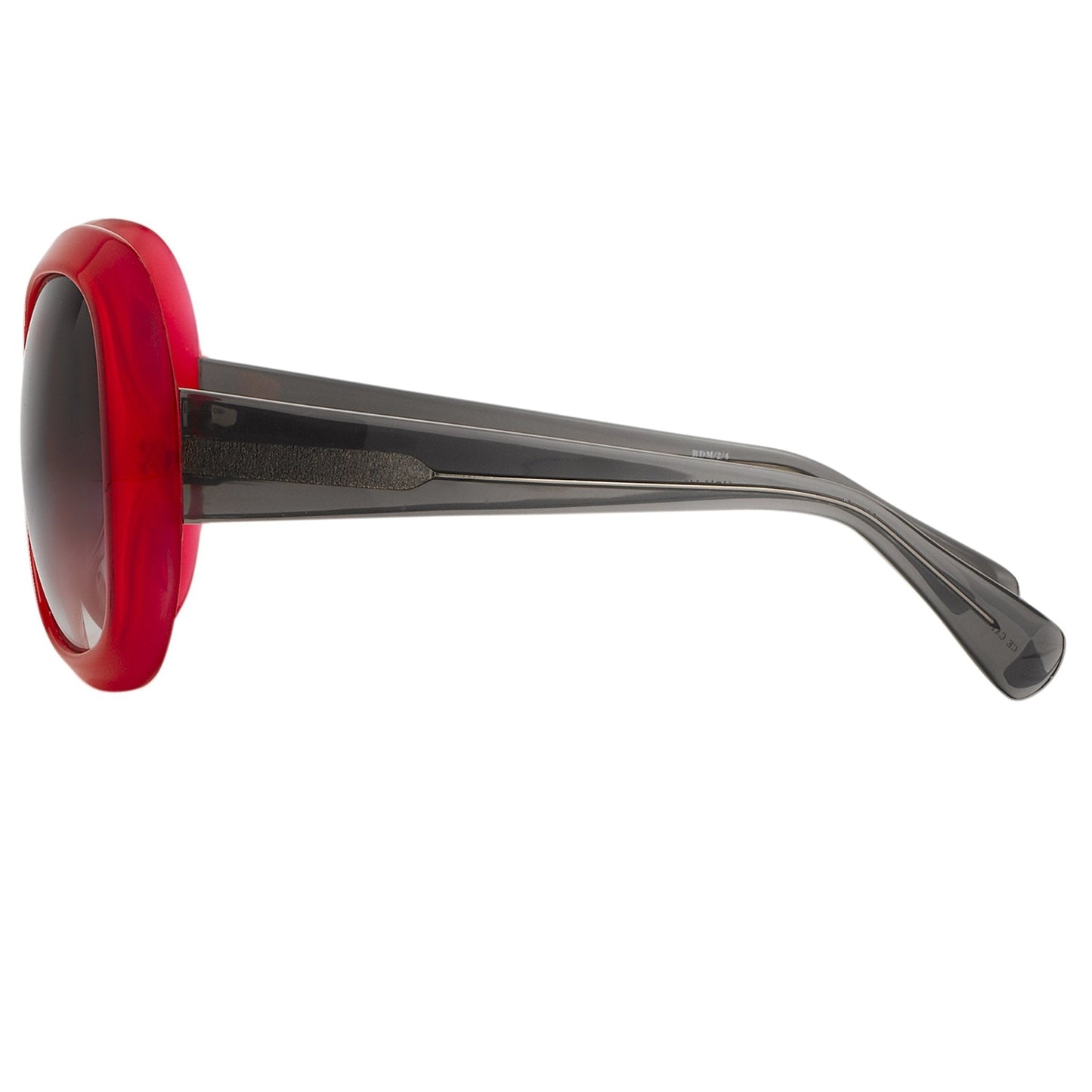 Rue De Mail Sunglasses Oversized Red and Grey