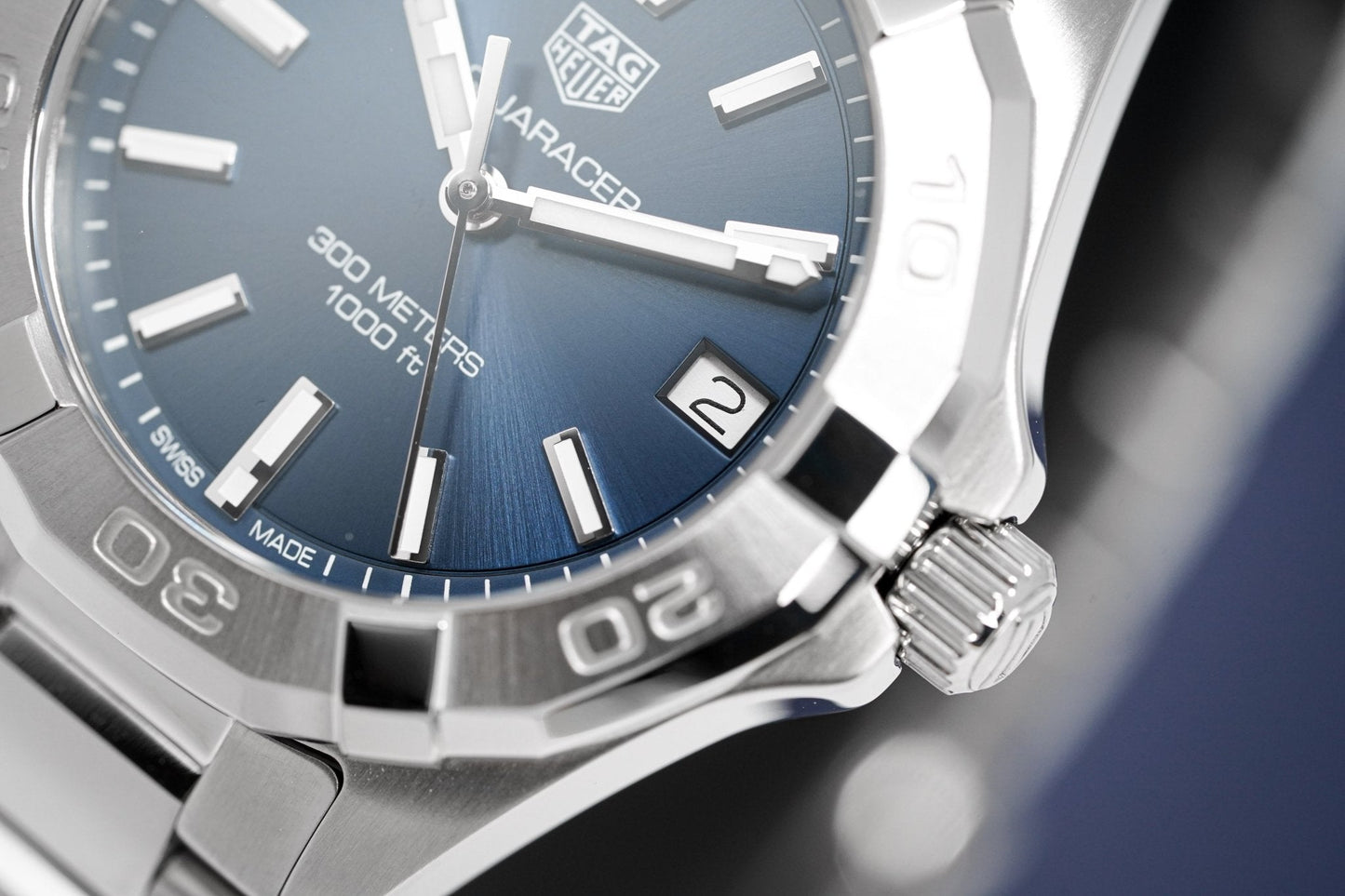 TAG HEUER Quartz Watch AQUARACER Ladies Blue WBD1312.BA0740