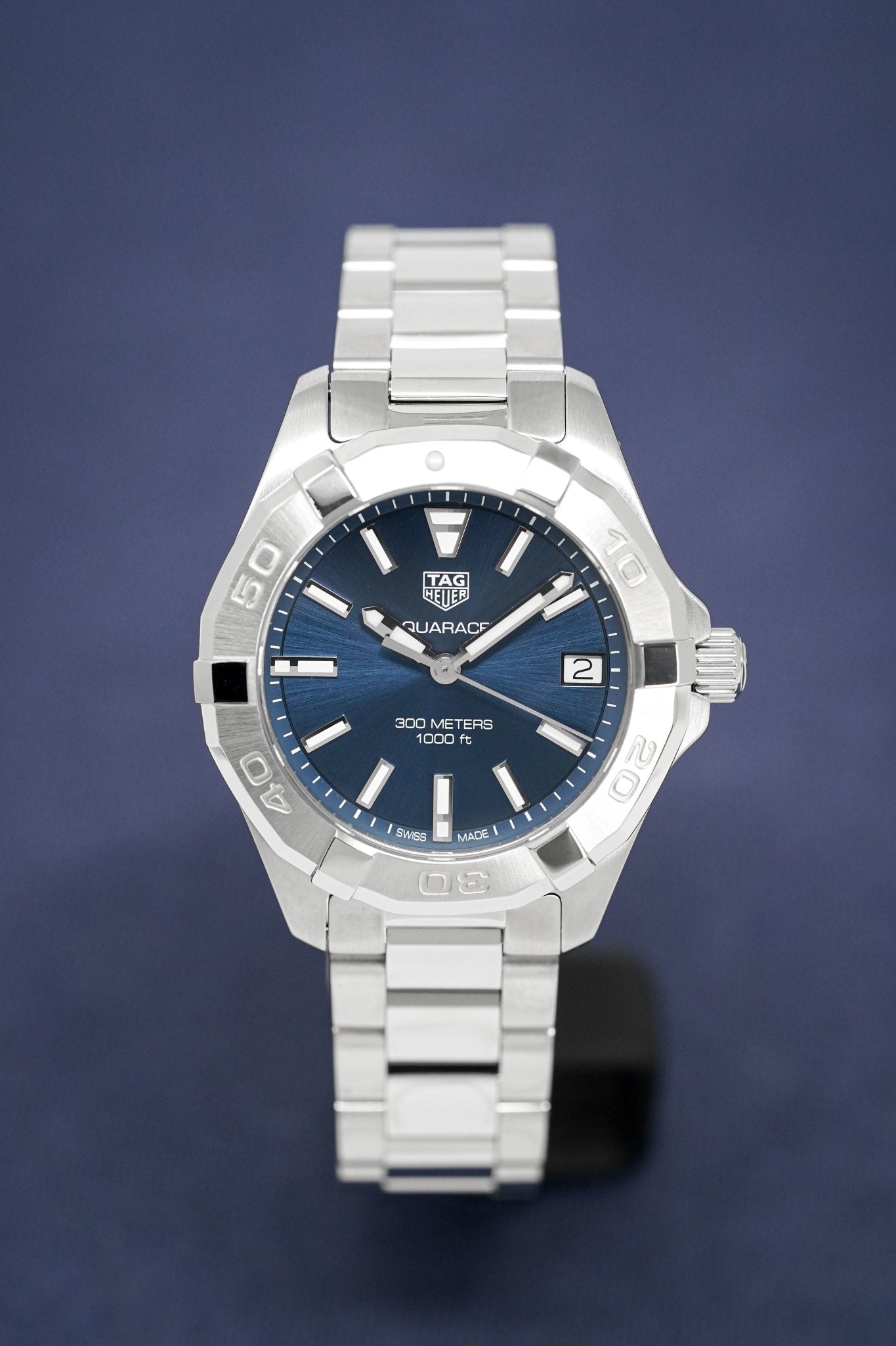 TAG HEUER Quartz Watch AQUARACER Ladies Blue WBD1312.BA0740