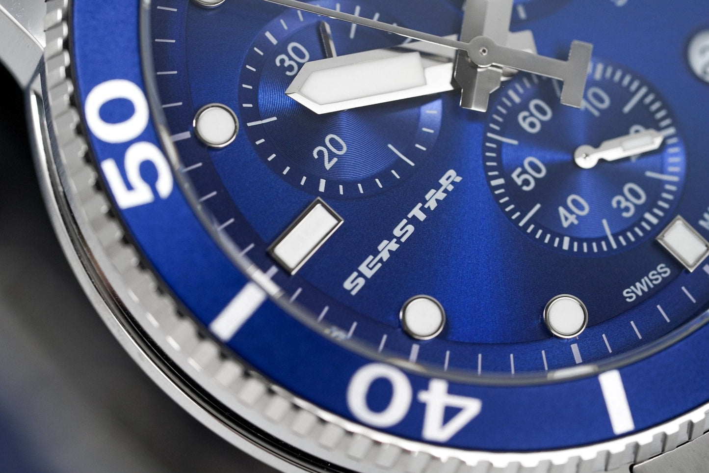 Tissot Chronograph Watch SEASTAR 1000 Blue T1204171104100