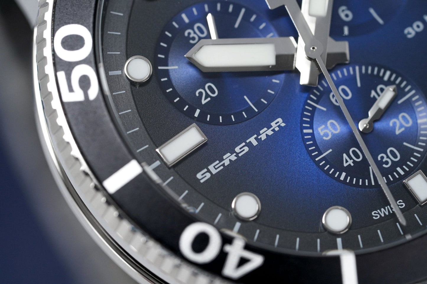 Tissot Chronograph Watch SEASTAR 1000 Blue T1204171104101