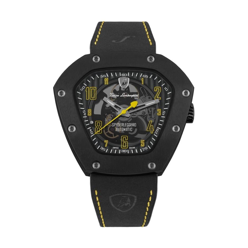 Tonino Lamborghini Spyderleggero Skeleton Watch Yellow TLF-T06-3