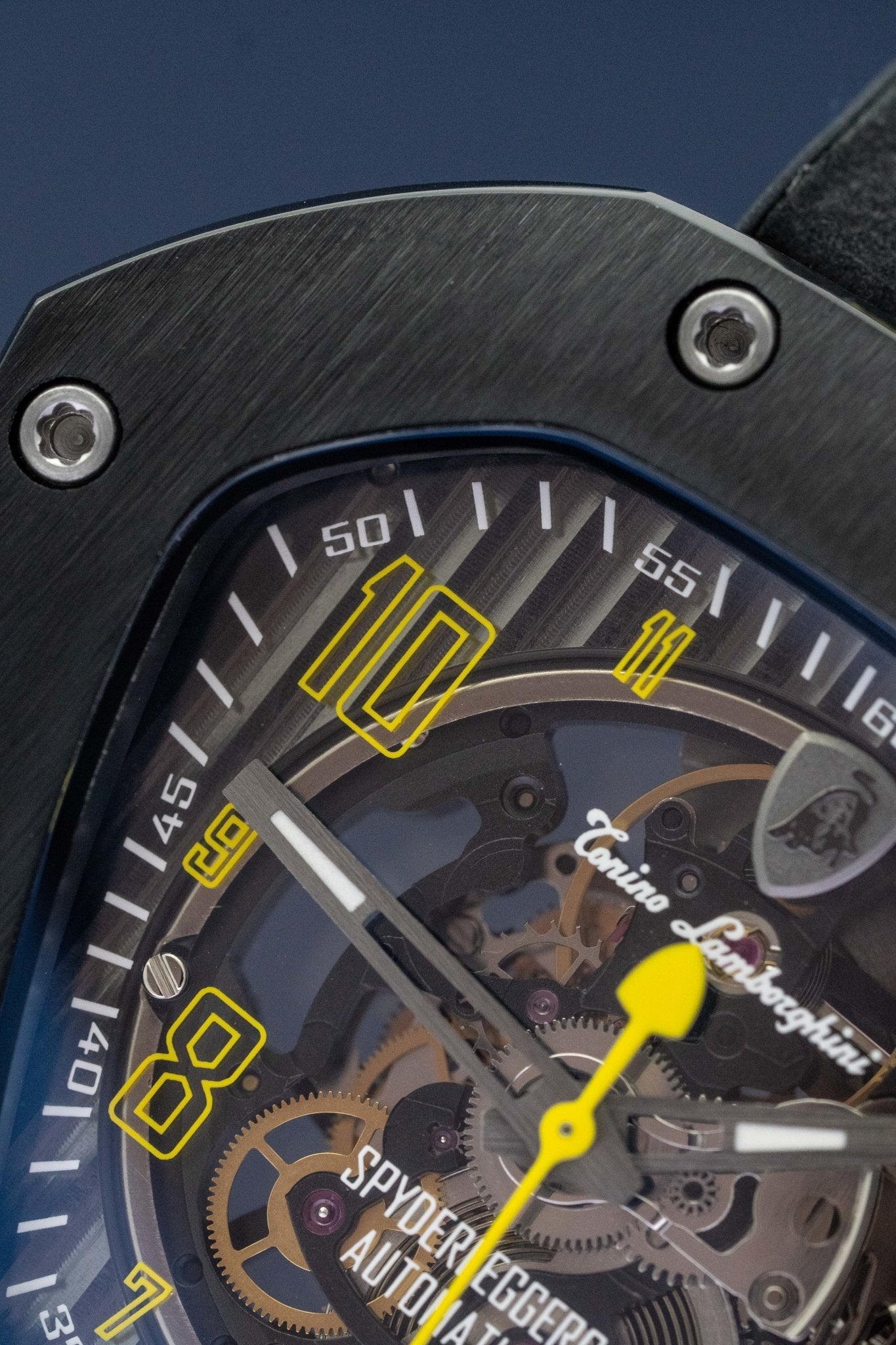 Tonino Lamborghini Spyderleggero Skeleton Watch Yellow TLF-T06-3