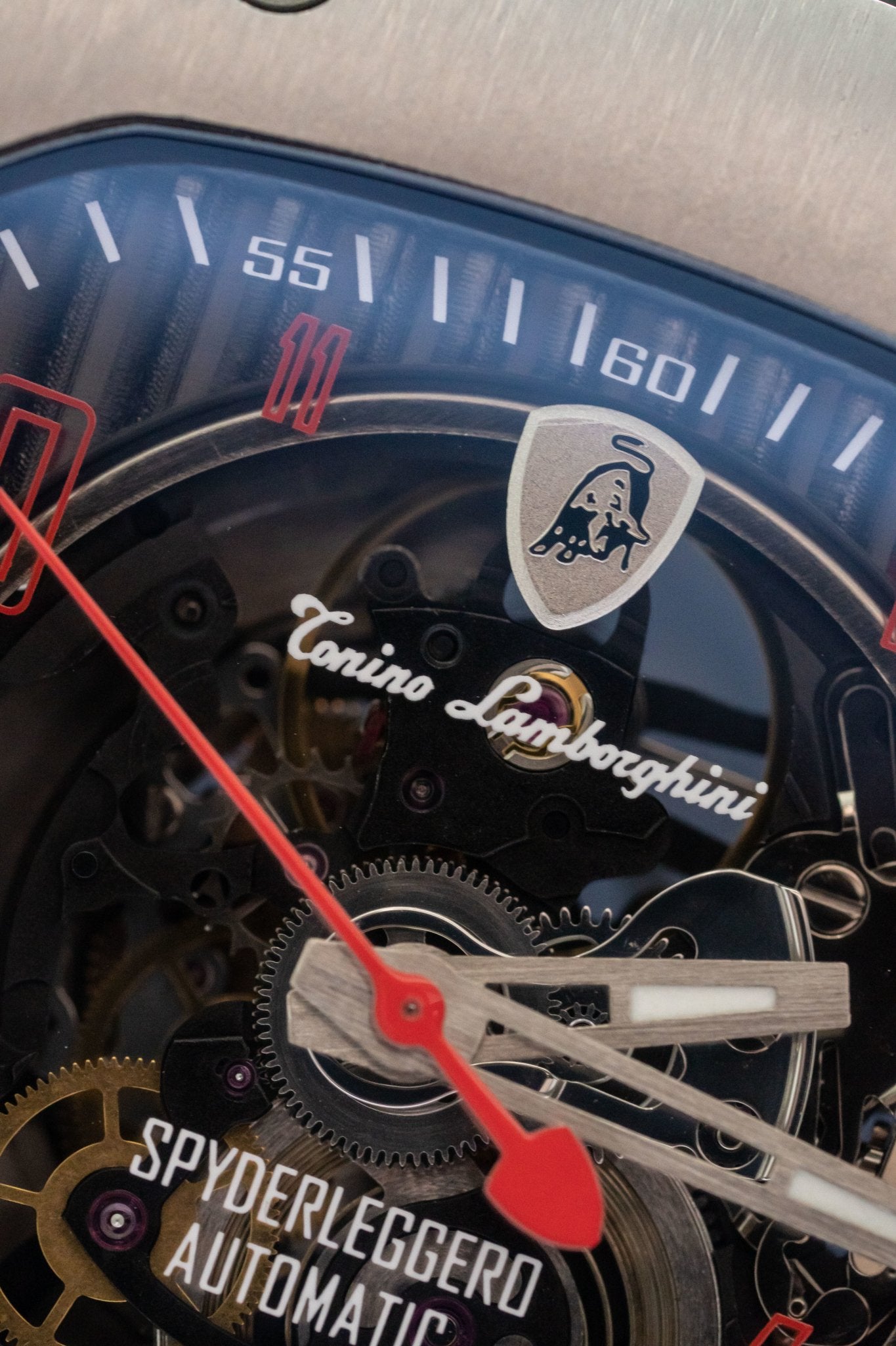 Tonino Lamborghini Spyderleggero Skeleton Watch Red TLF-T06-2