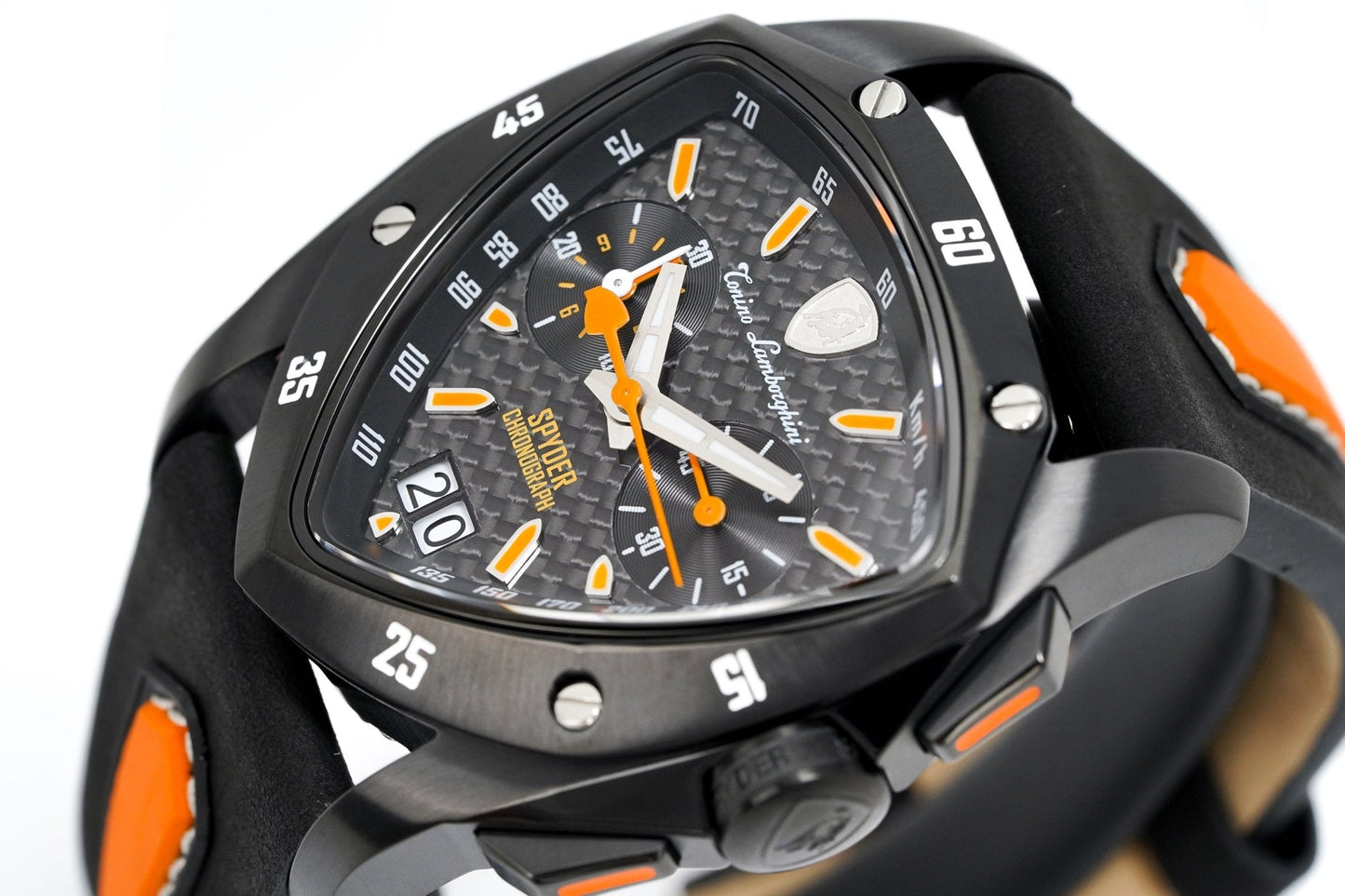 Tonino Lamborghini Men's Chronograph Watch New Spyder Orange TLF-A13-6