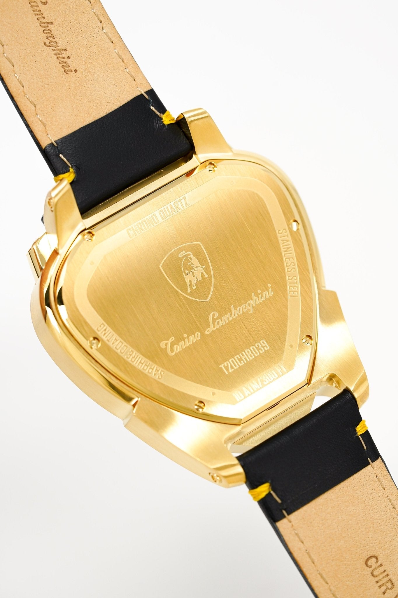 Tonino Lamborghini Men's Chronograph Watch Spyder 12H Yellow Gold T20CH-B