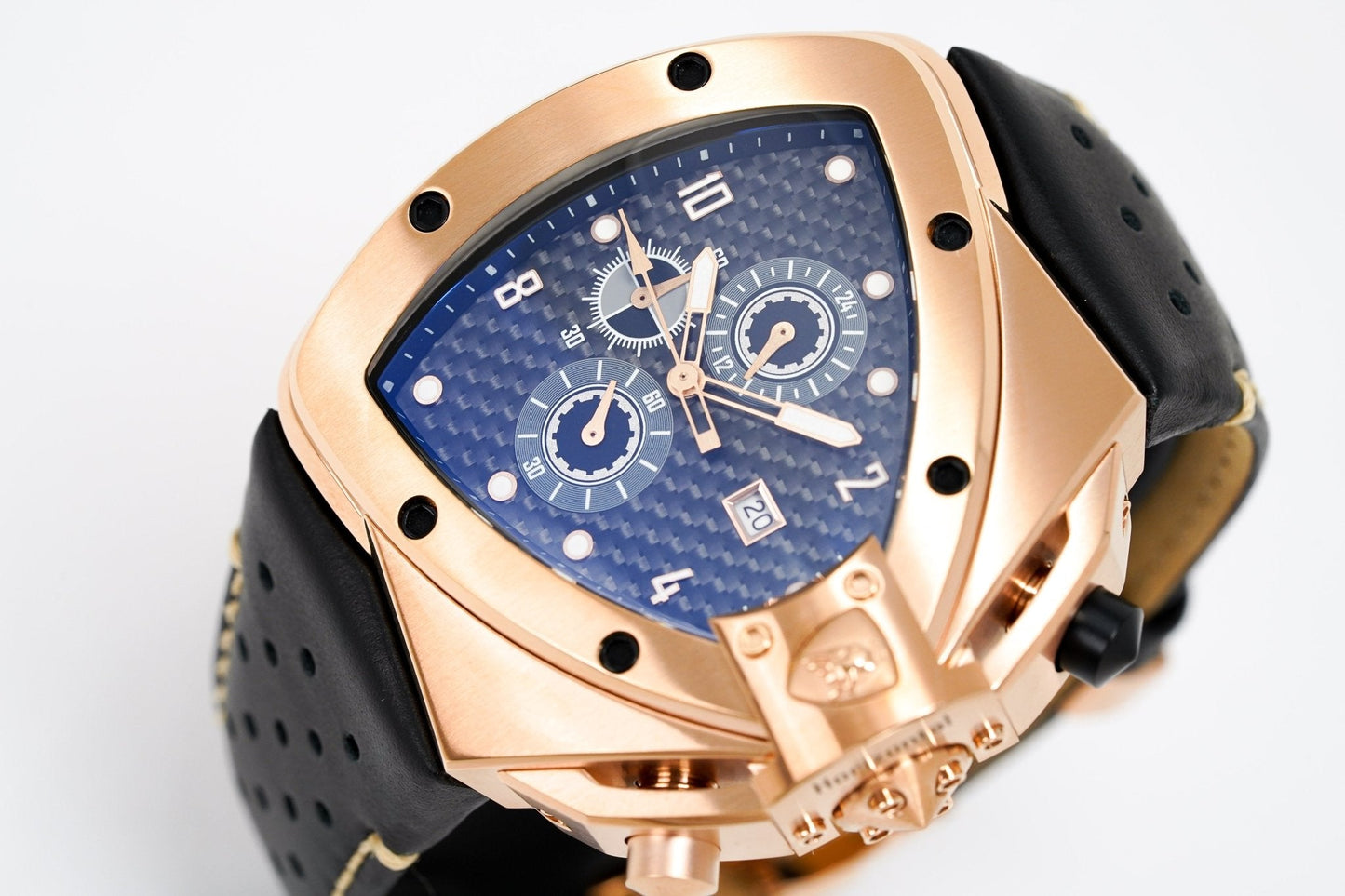 Tonino Lamborghini Men's Chronograph Watch Spyder Horizontal Rose Gold T20SH-C