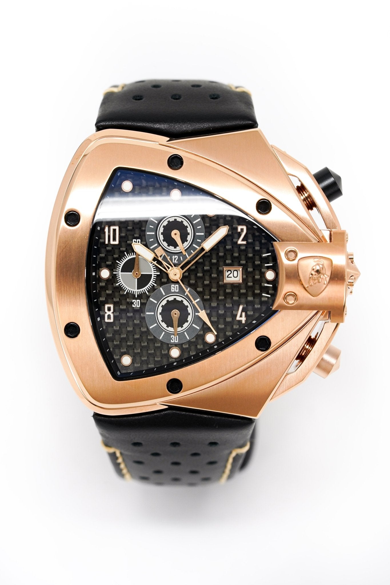 Tonino Lamborghini Men's Chronograph Watch Spyder Horizontal Rose Gold T20SH-C