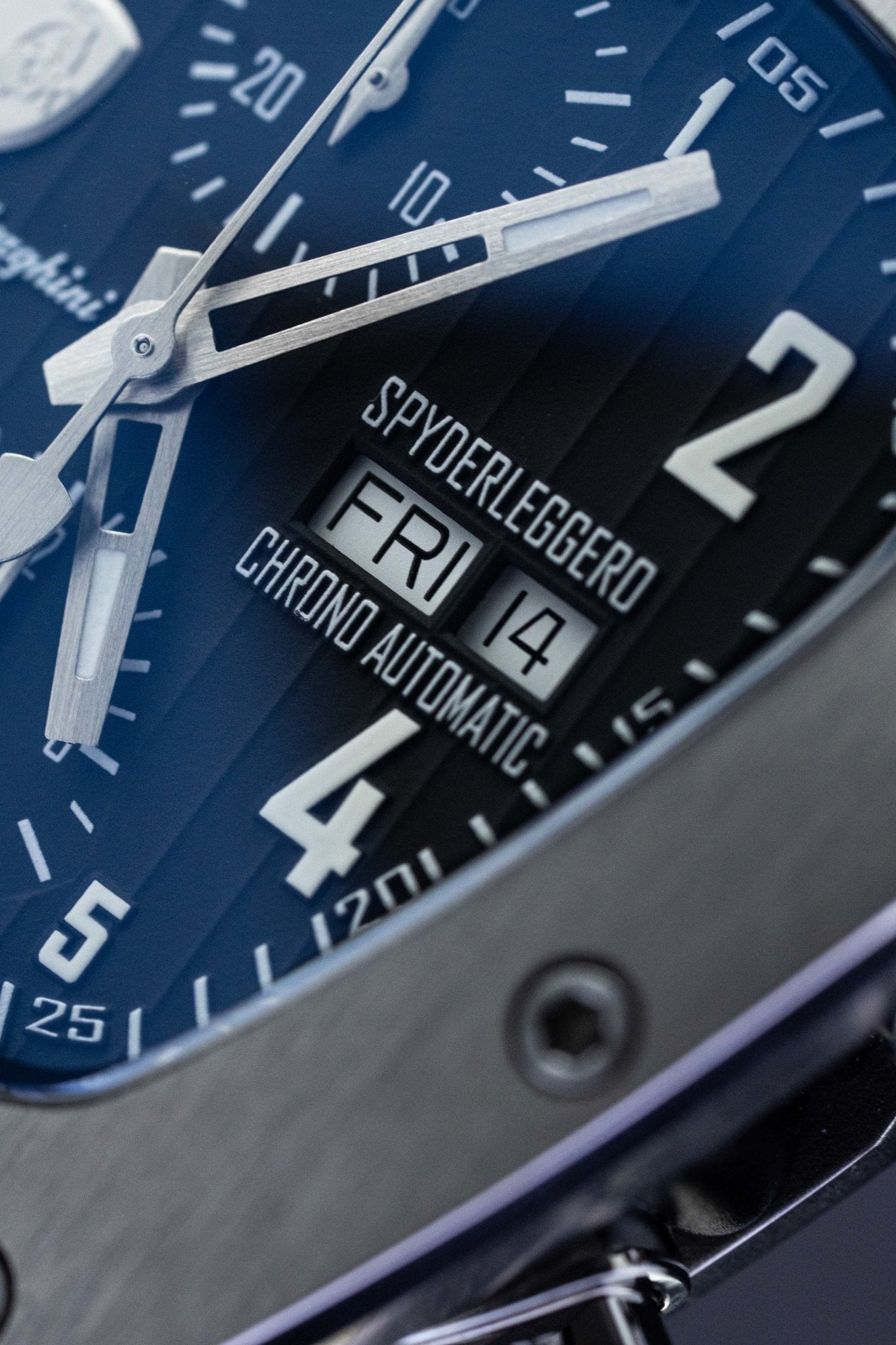 Tonino Lamborghini Spyderleggero Chronograph Watch Day Date Titanium TLF-T07-1
