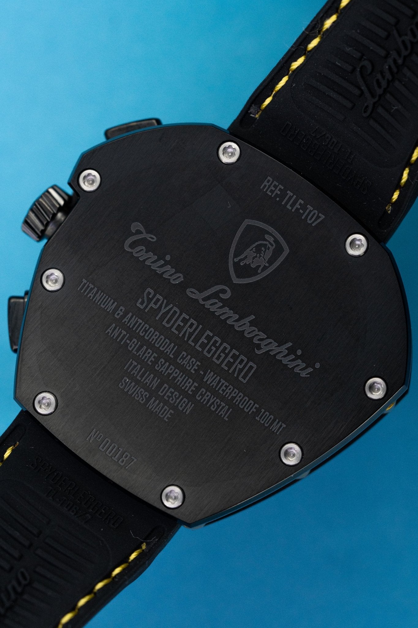 Tonino Lamborghini Spyderleggero Chronograph Watch Day Date Yellow TLF-T07-3