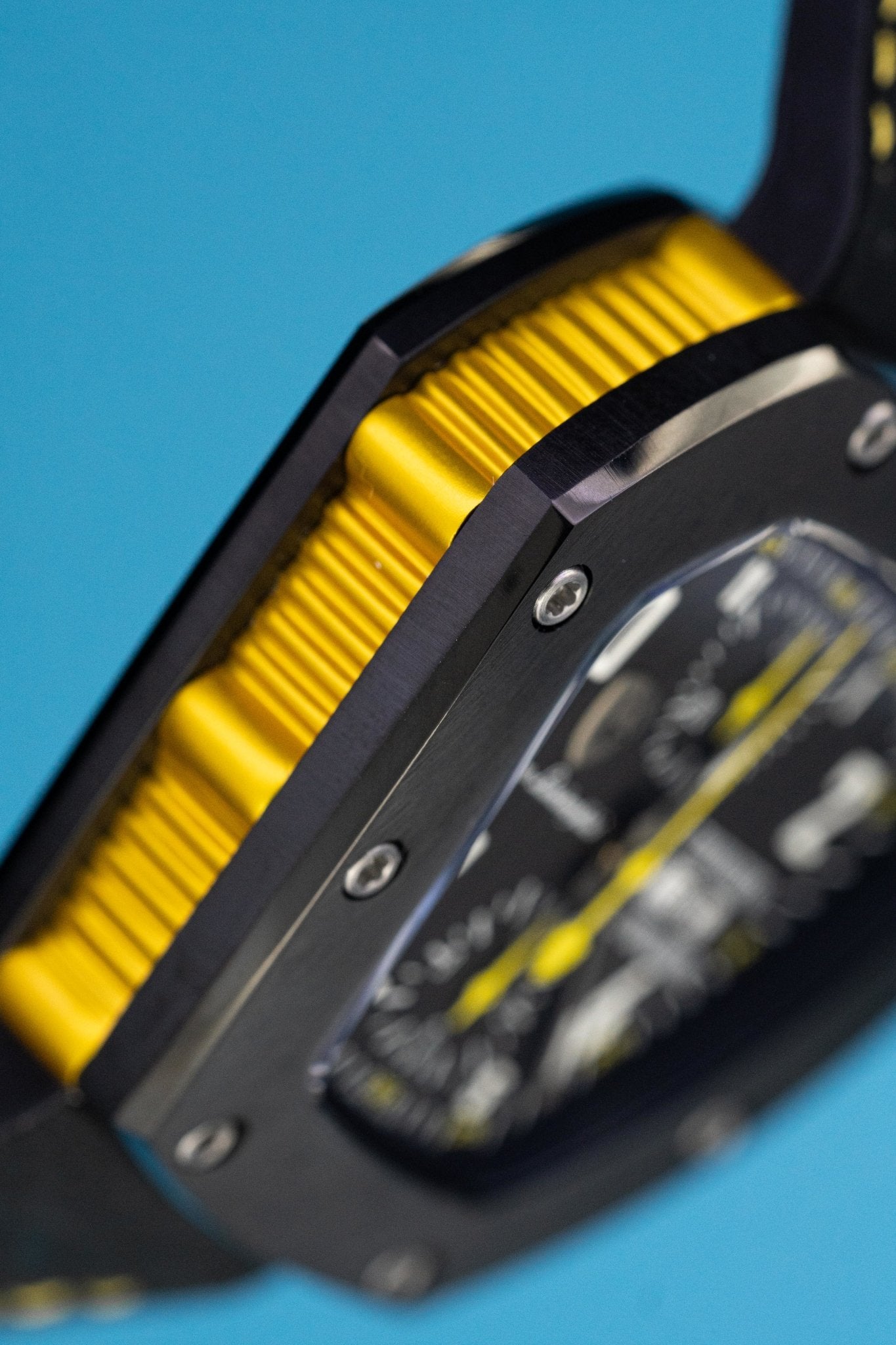 Tonino Lamborghini Spyderleggero Chronograph Watch Day Date Yellow TLF-T07-3