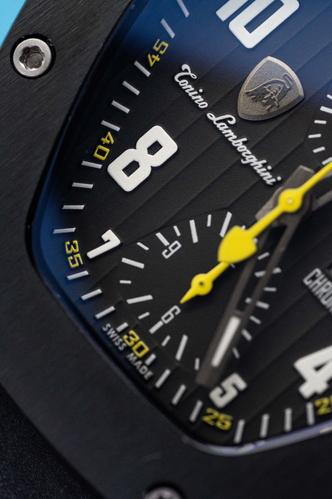 Tonino Lamborghini Spyderleggero Chronograph Watch Day Date Yellow TLF-T07-3