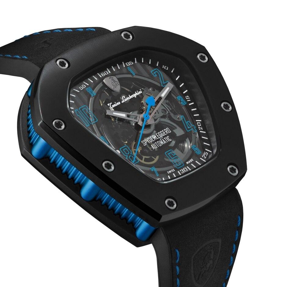 Tonino Lamborghini Spyderleggero Skeleton Watch Blue TLF-T06-4