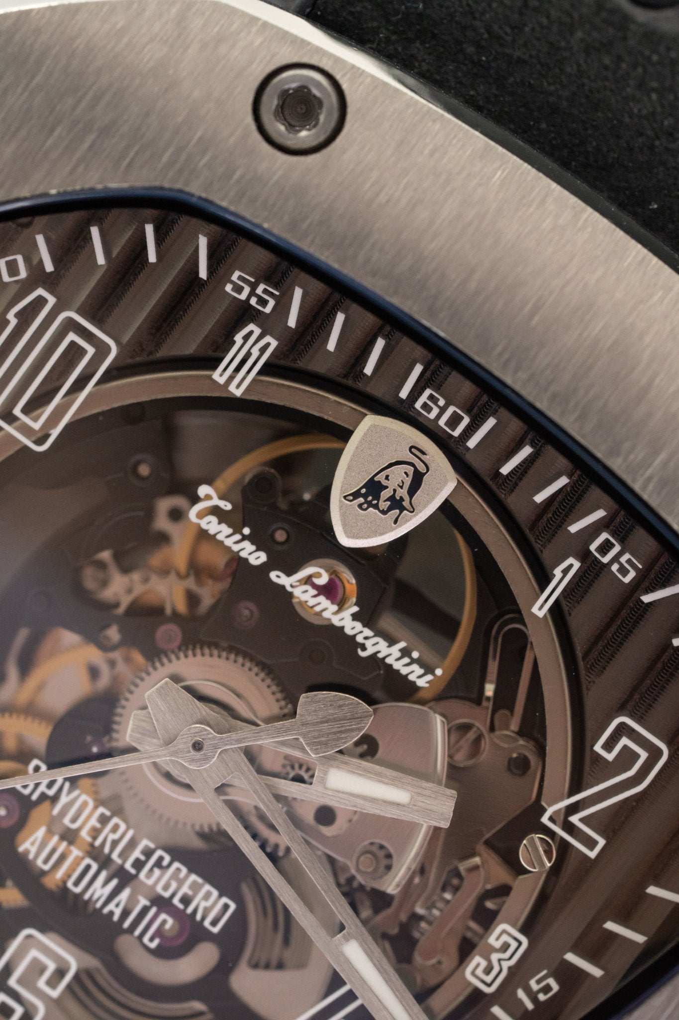 Tonino Lamborghini Spyderleggero Skeleton Watch Titanium TLF-T06-1