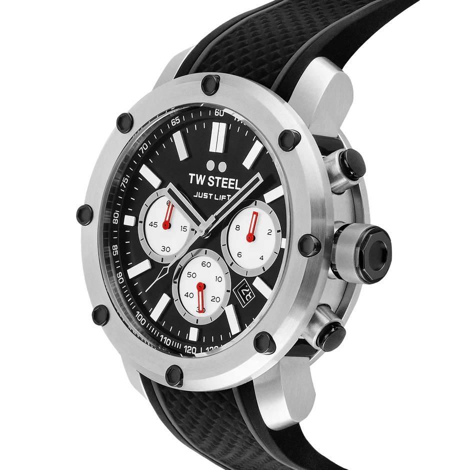 TW Steel Watch Grandeur Tech Chronograph Simeon Panda Limited Edition TS10