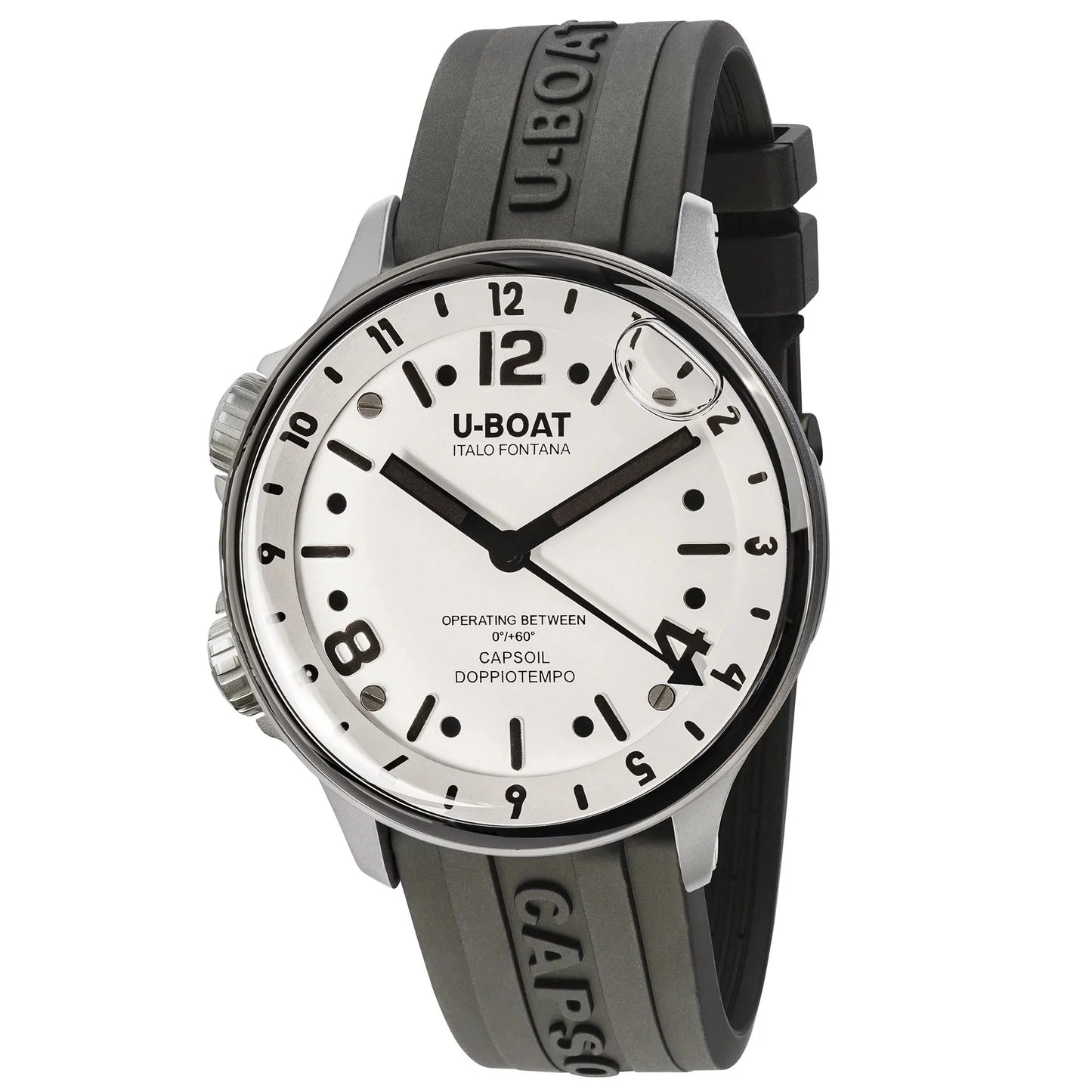 U-Boat Watch Capsoil Doppiotempo 45 White Rehaut 8888/B
