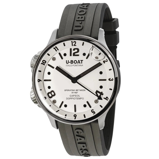 U-Boat Watch Capsoil Doppiotempo 45 White Rehaut 8888/B