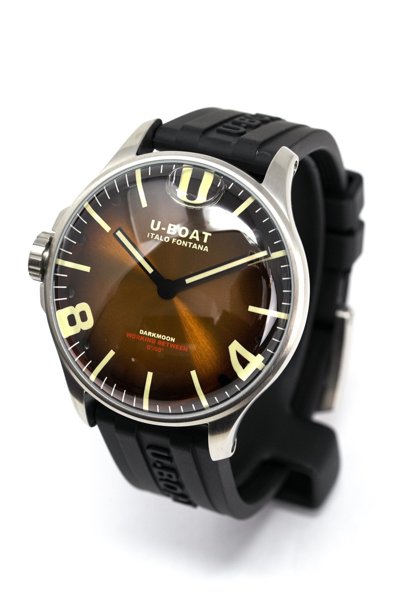 U-Boat Watch Darkmoon 44 Elegant Brown Steel 8703/B