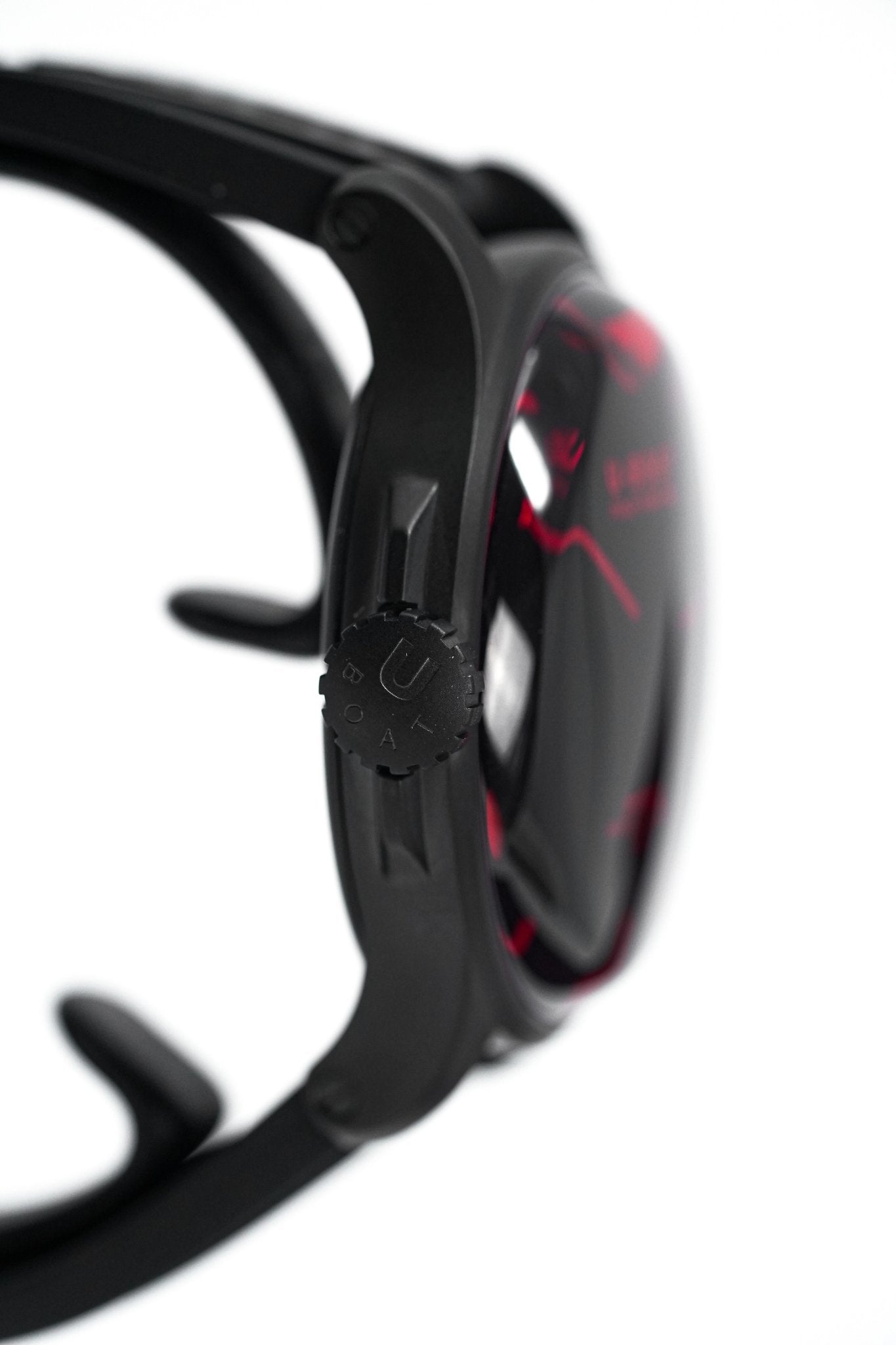 U-Boat Watch Darkmoon 44 Red Sapphire IP Black 8466/C