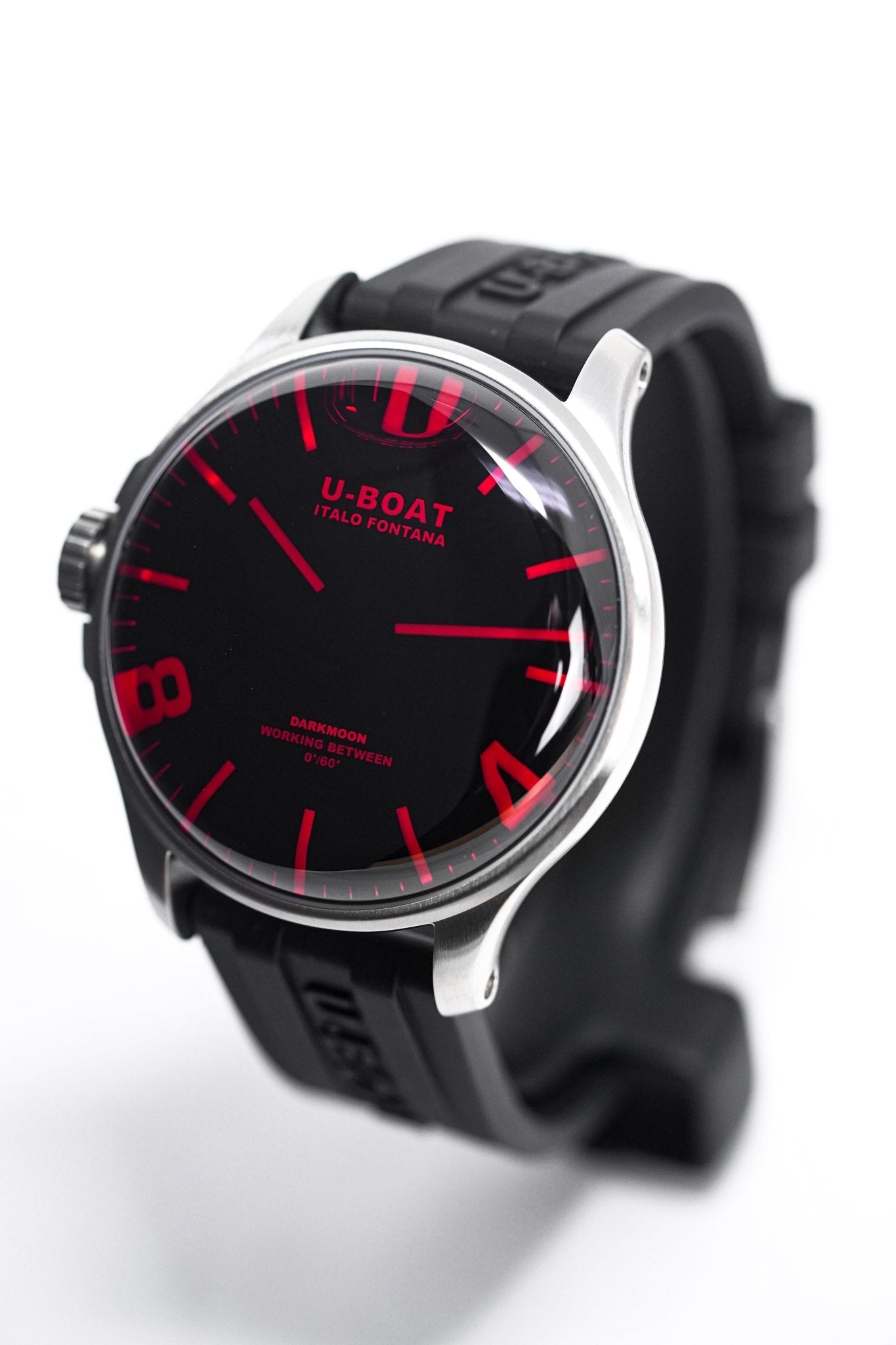 U-Boat Watch Darkmoon 44 Red Sapphire Steel 8465/B