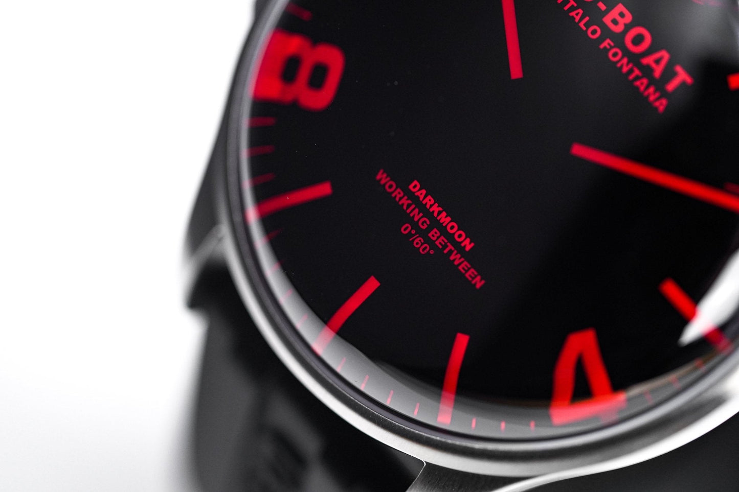 U-Boat Watch Darkmoon 44 Red Sapphire Steel 8465/B