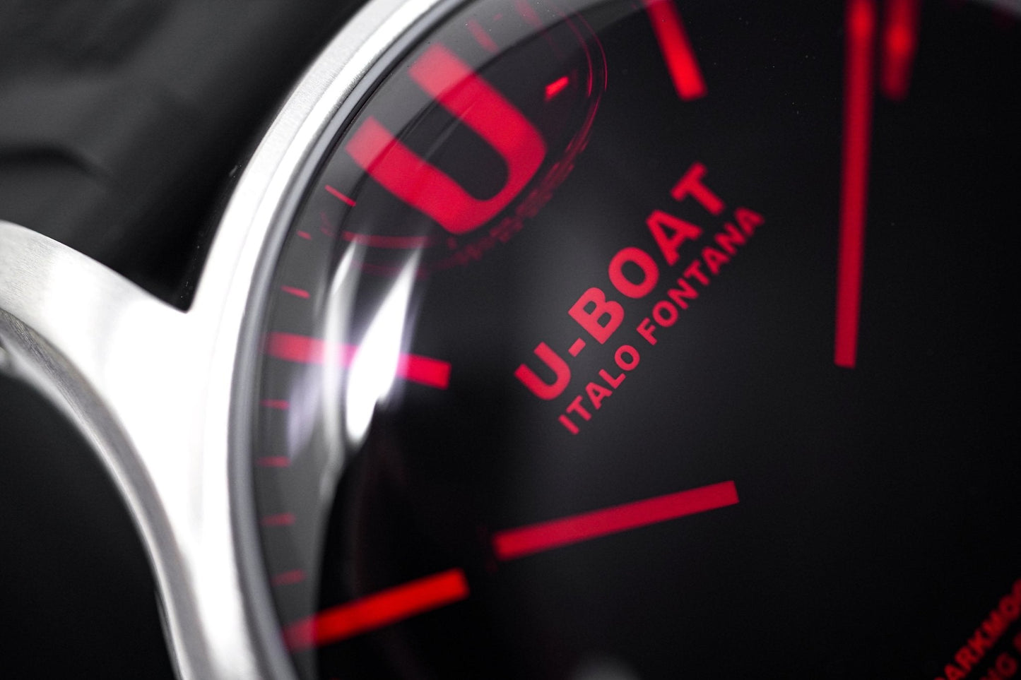 U-Boat Watch Darkmoon 44 Red Sapphire Steel 8465/B