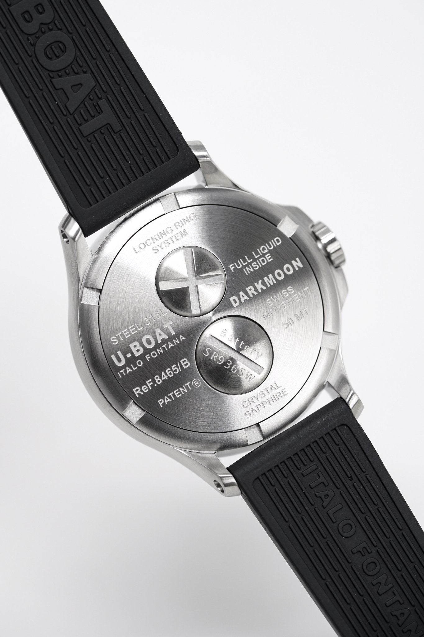 U-Boat Watch Darkmoon 44 Red Sapphire Steel 8465/B