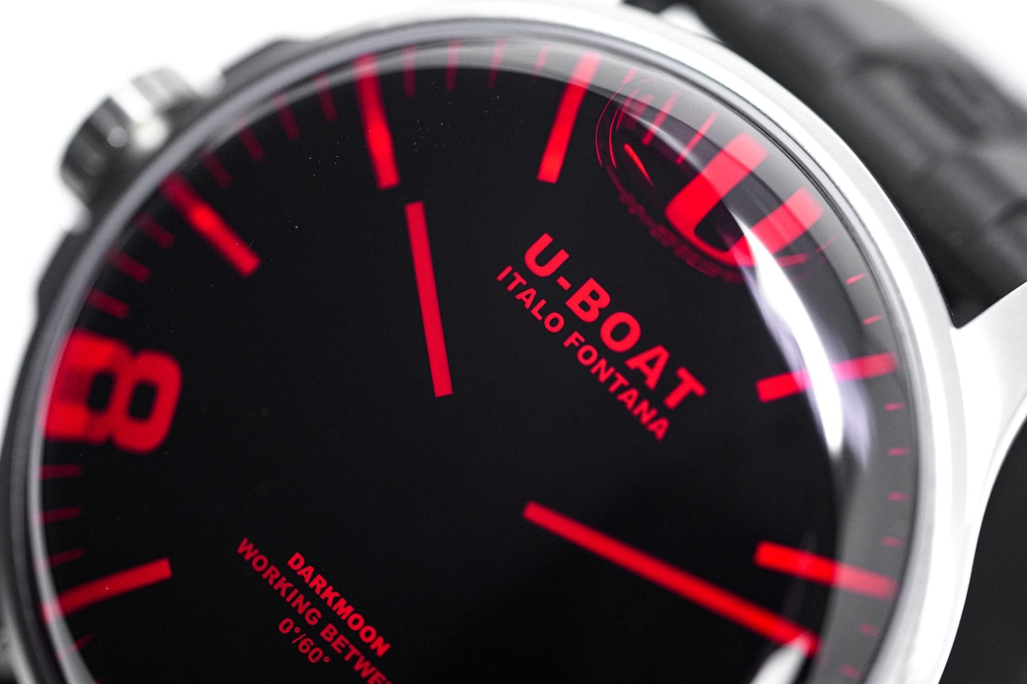 U-Boat Watch Darkmoon 44 Red Sapphire Steel 8465/B