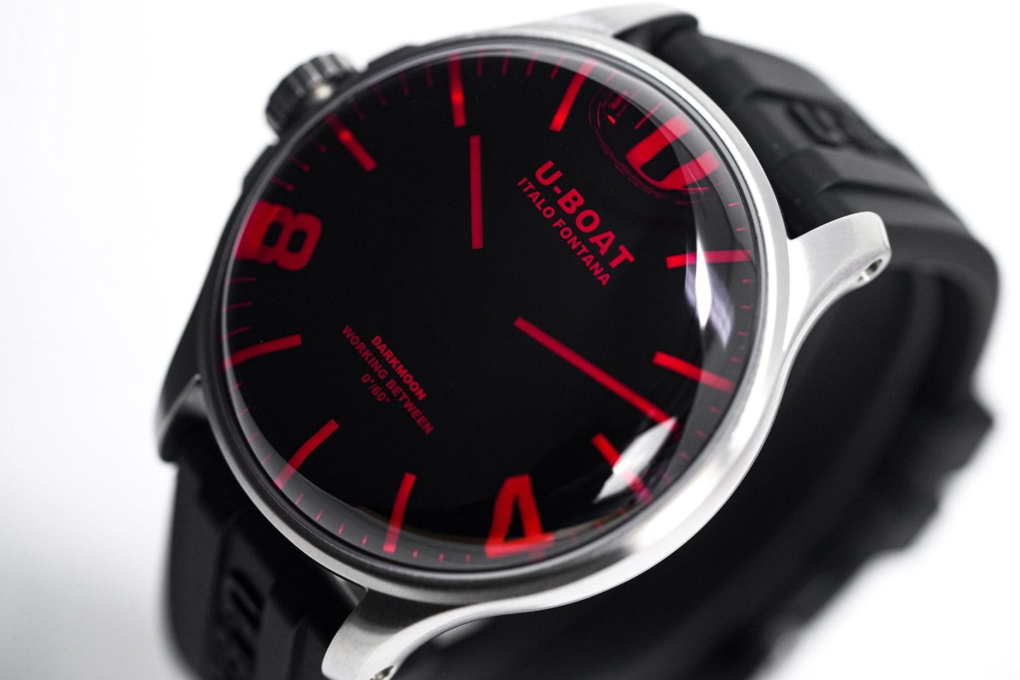 U-Boat Watch Darkmoon 44 Red Sapphire Steel 8465/B